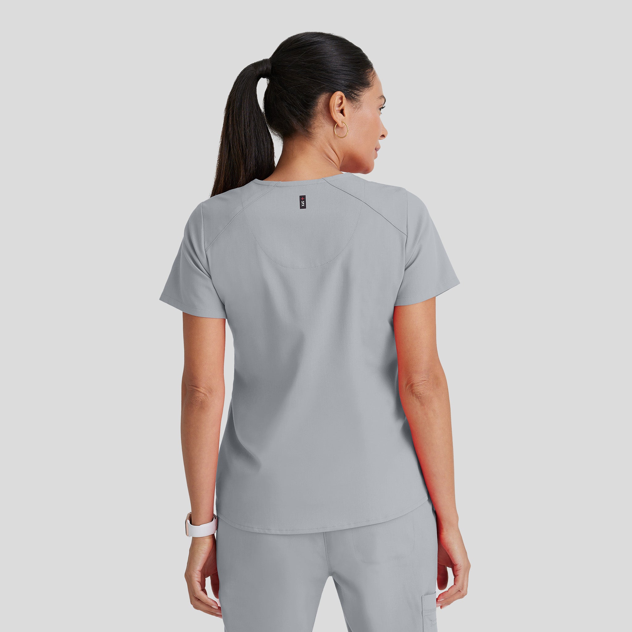 Emma 4-Pocket V-Neck Scrub Top | Moonstruck