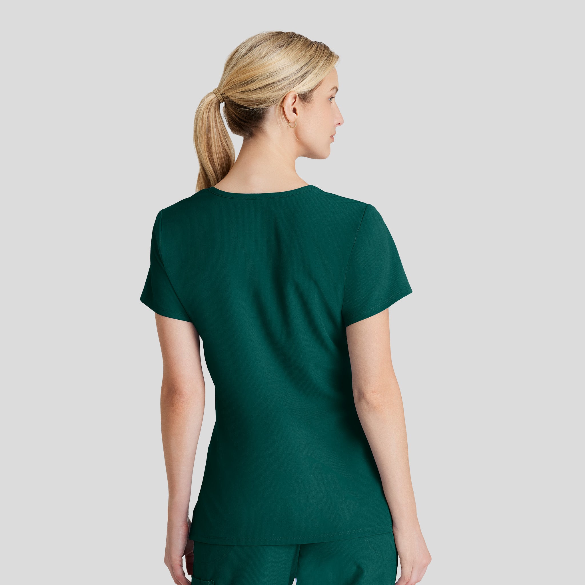 Reliance 3-Pocket Crossover V-Neck Scrub Top | Hunter