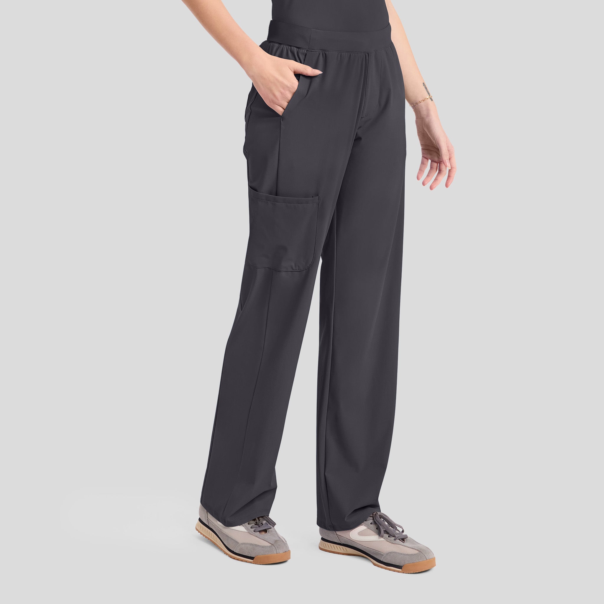 4-Pocket Straight Leg Pant | Pewter