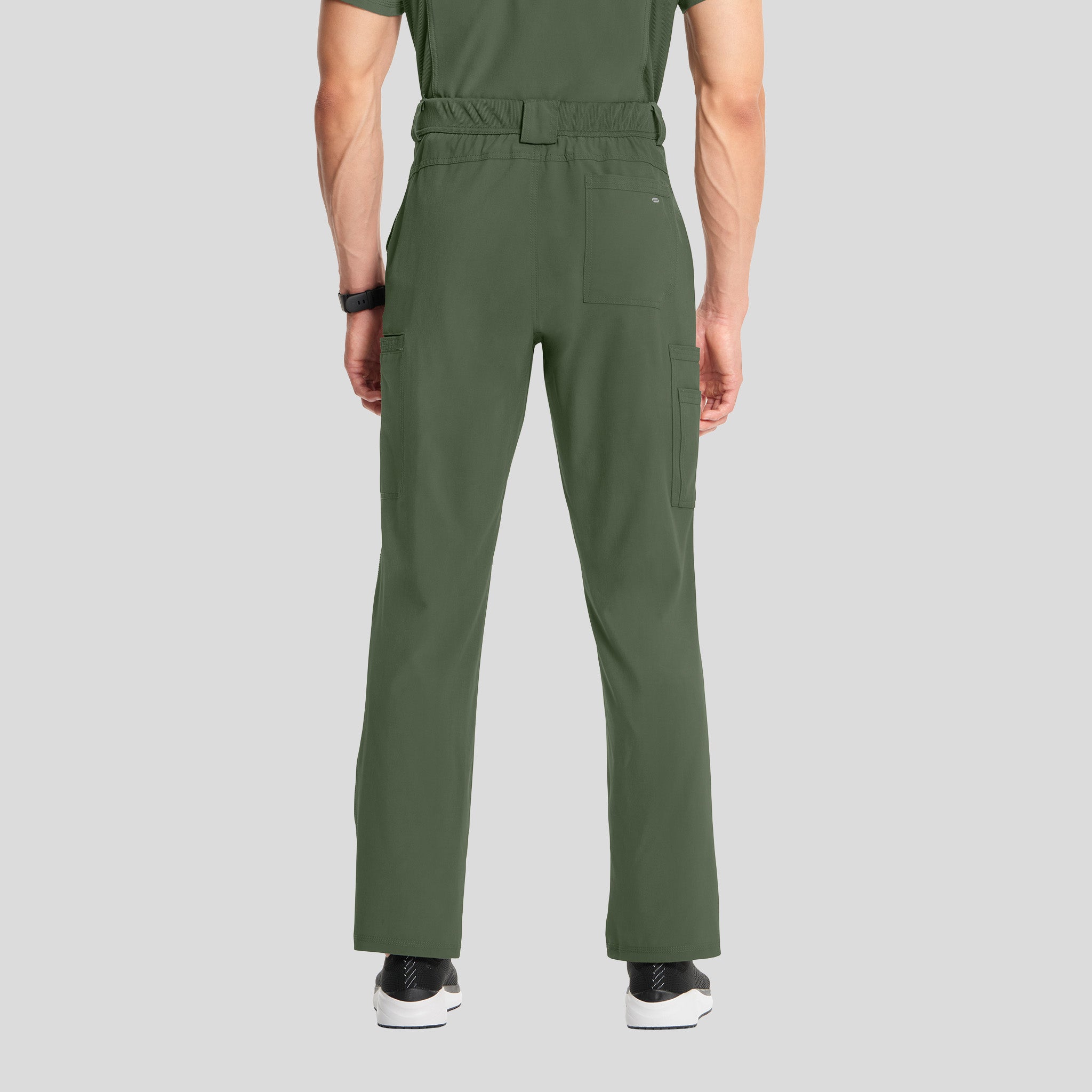 Men's Zip Fly Cargo Scrub Pant | Olive
