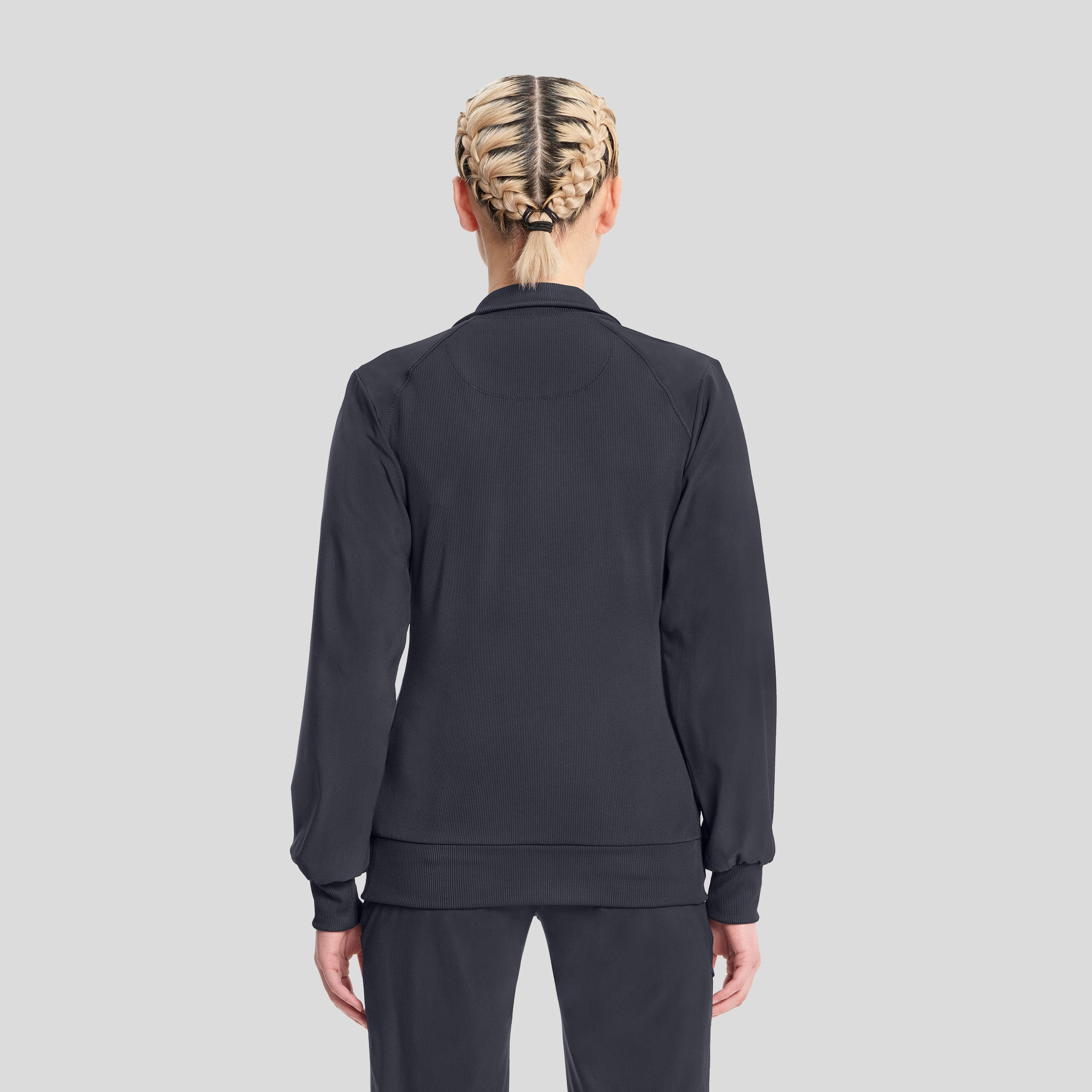 Women's Zip Front Warm-Up | Pewter