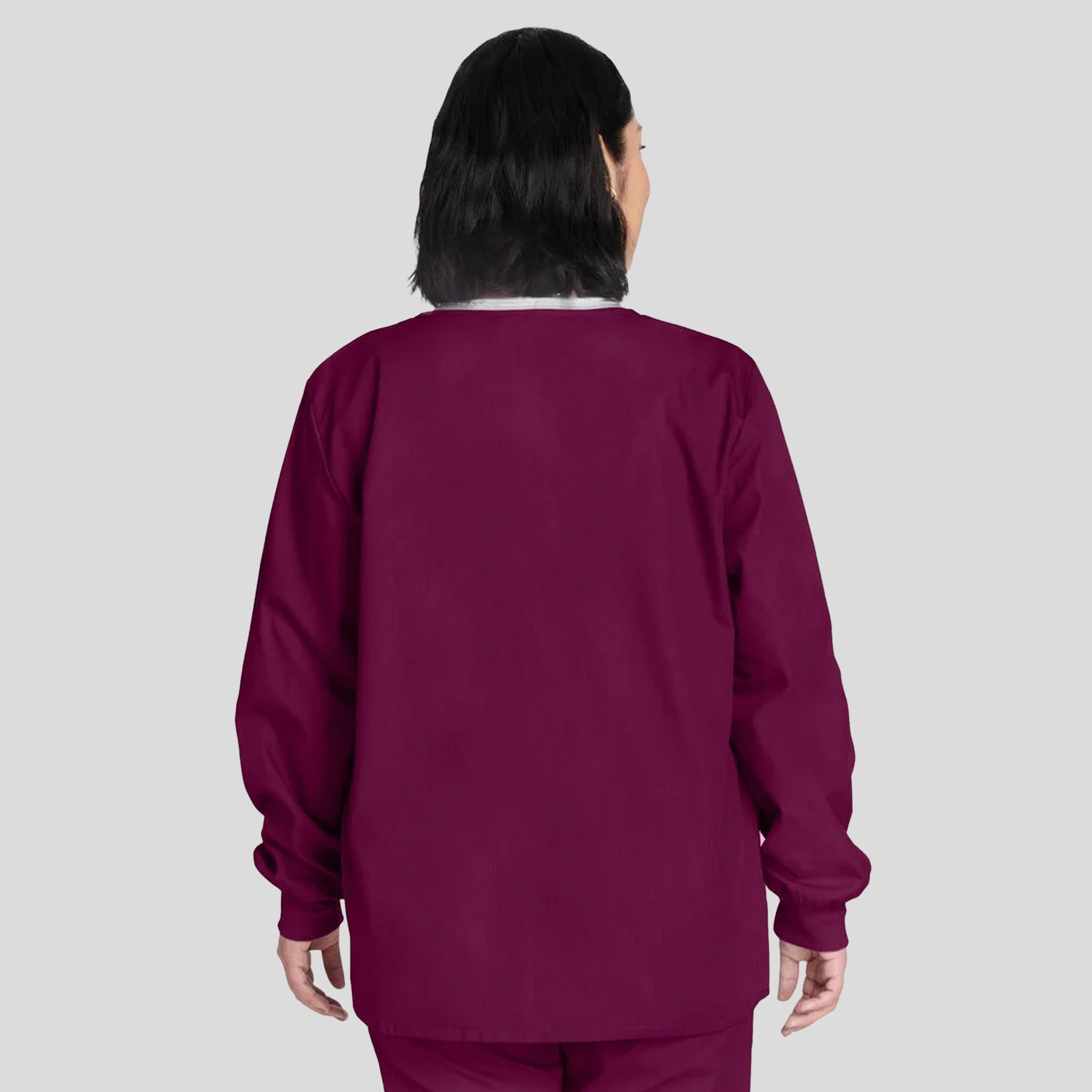 Women's Snap Front Jacket | Wine