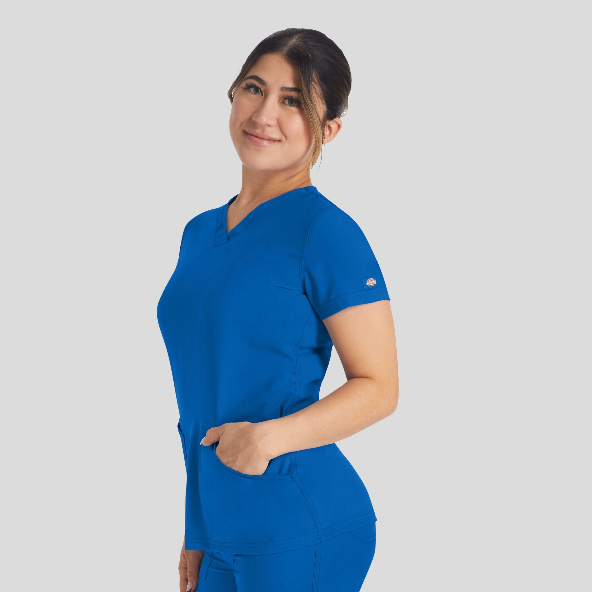 Women's V-Neck Scrub Top | Royal