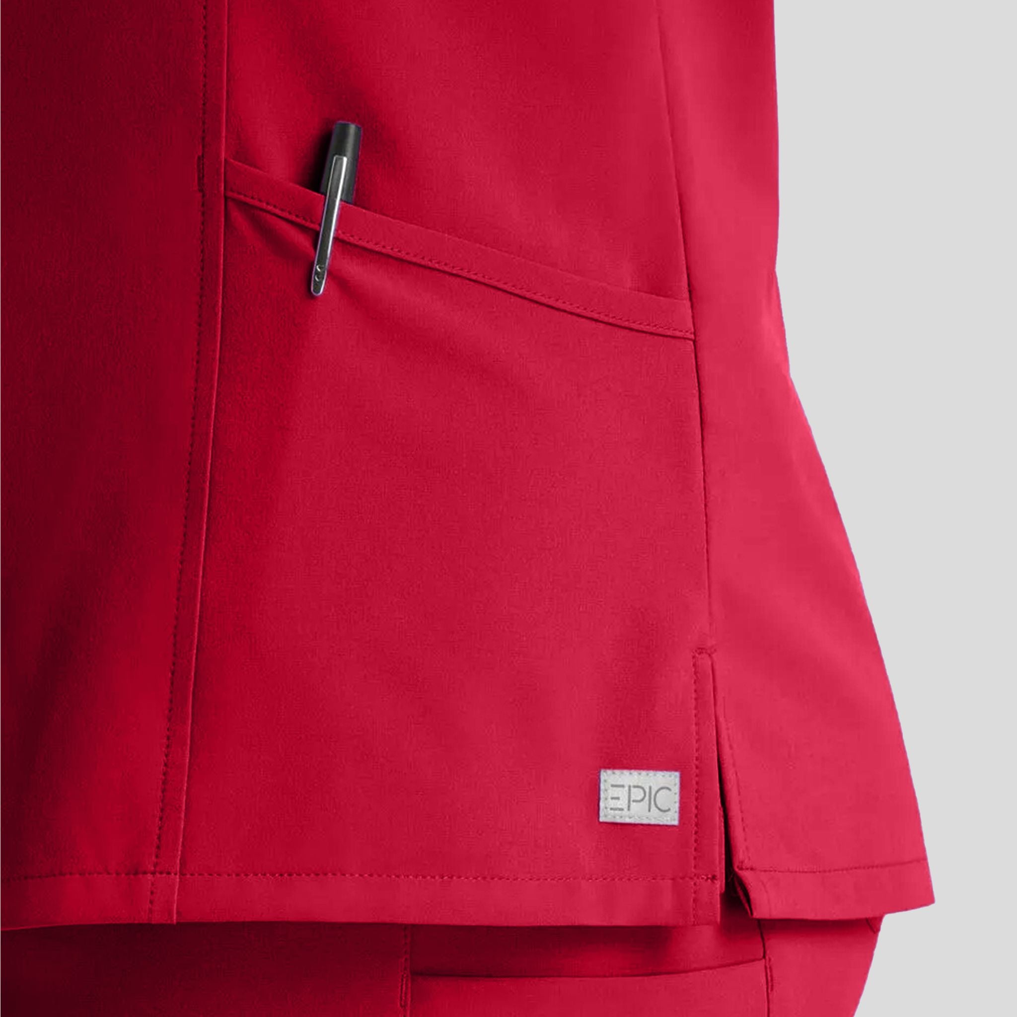 Womenβs Snap Jacket | Red