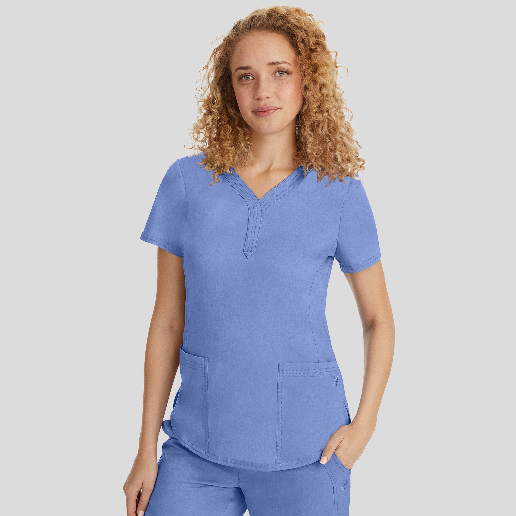 Jane Y-Neck Scrub Top | Ciel