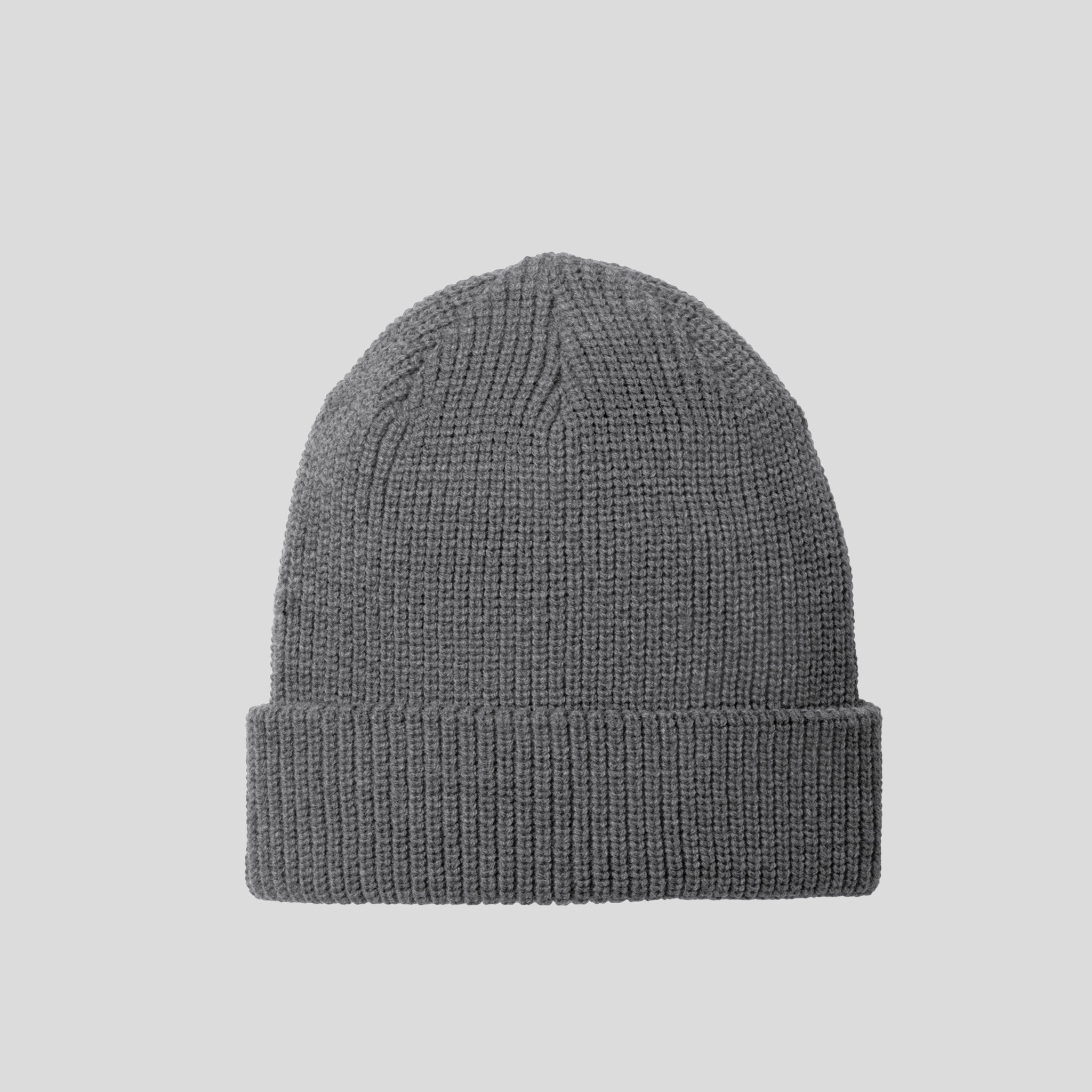 Chunky Knit Beanie | Grey Smoke Heather