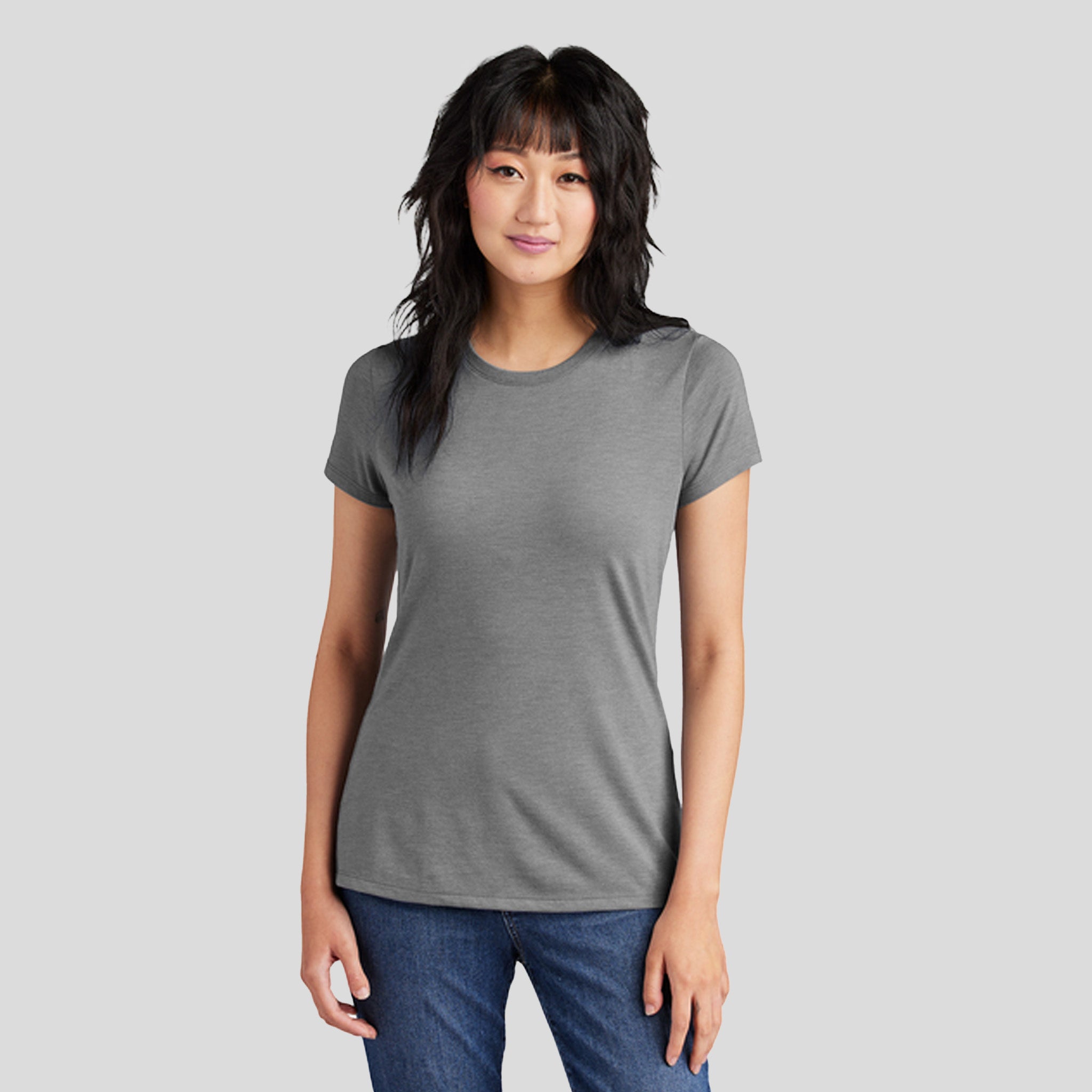Womenโs Perfect Triยฎ Tee | Grey Frost