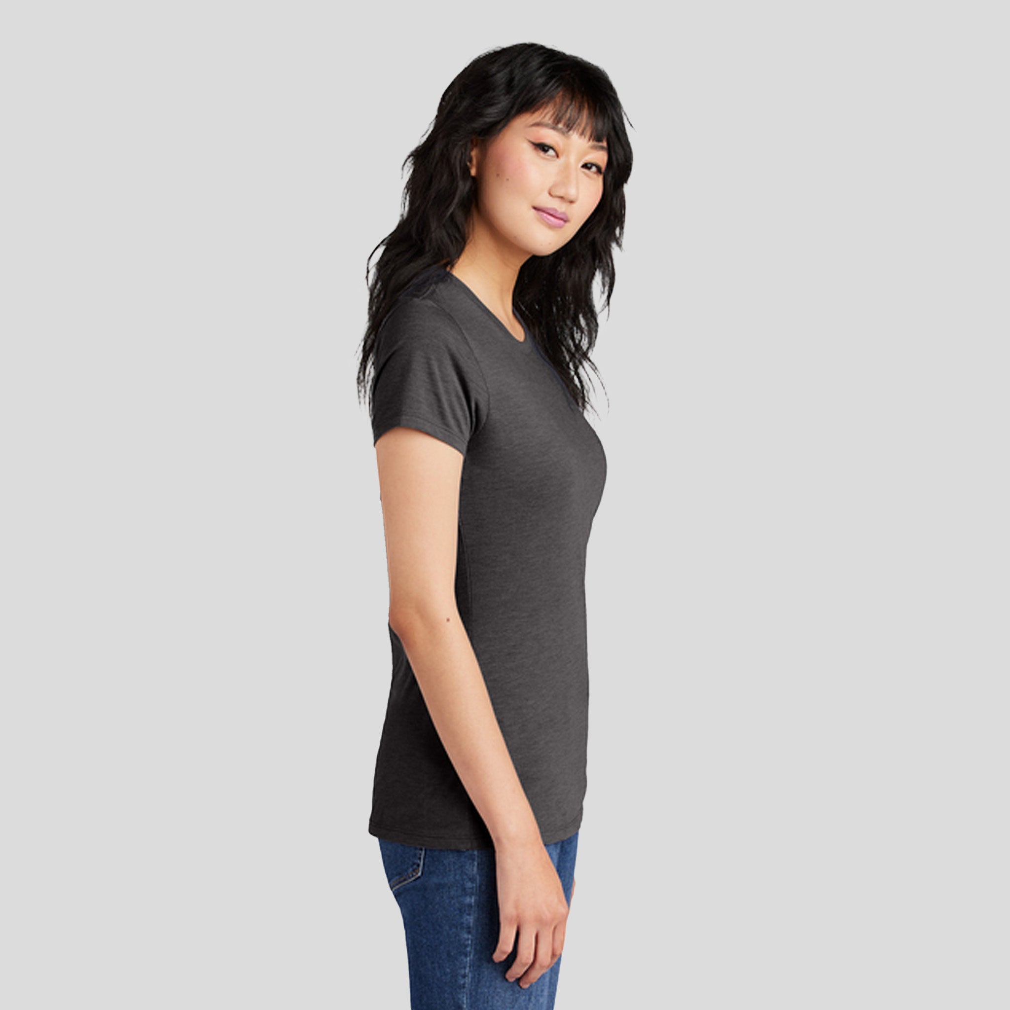 Womenโs Perfect Triยฎ Tee | Heathered Charcoal