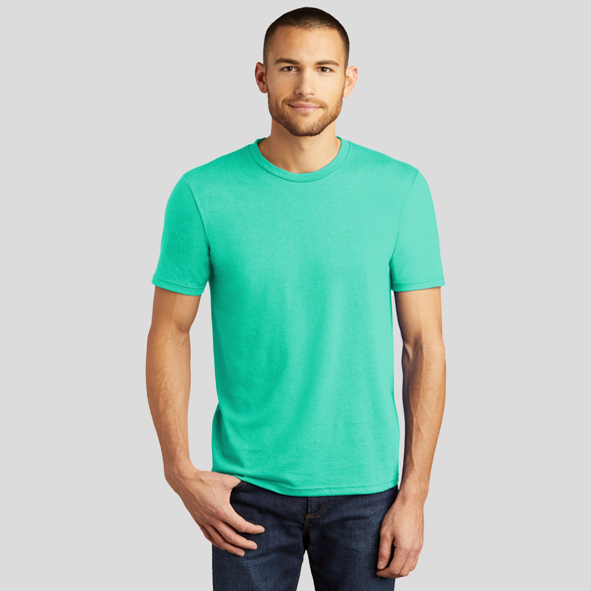 Perfect Triยฎ Tee | Aqua Heather