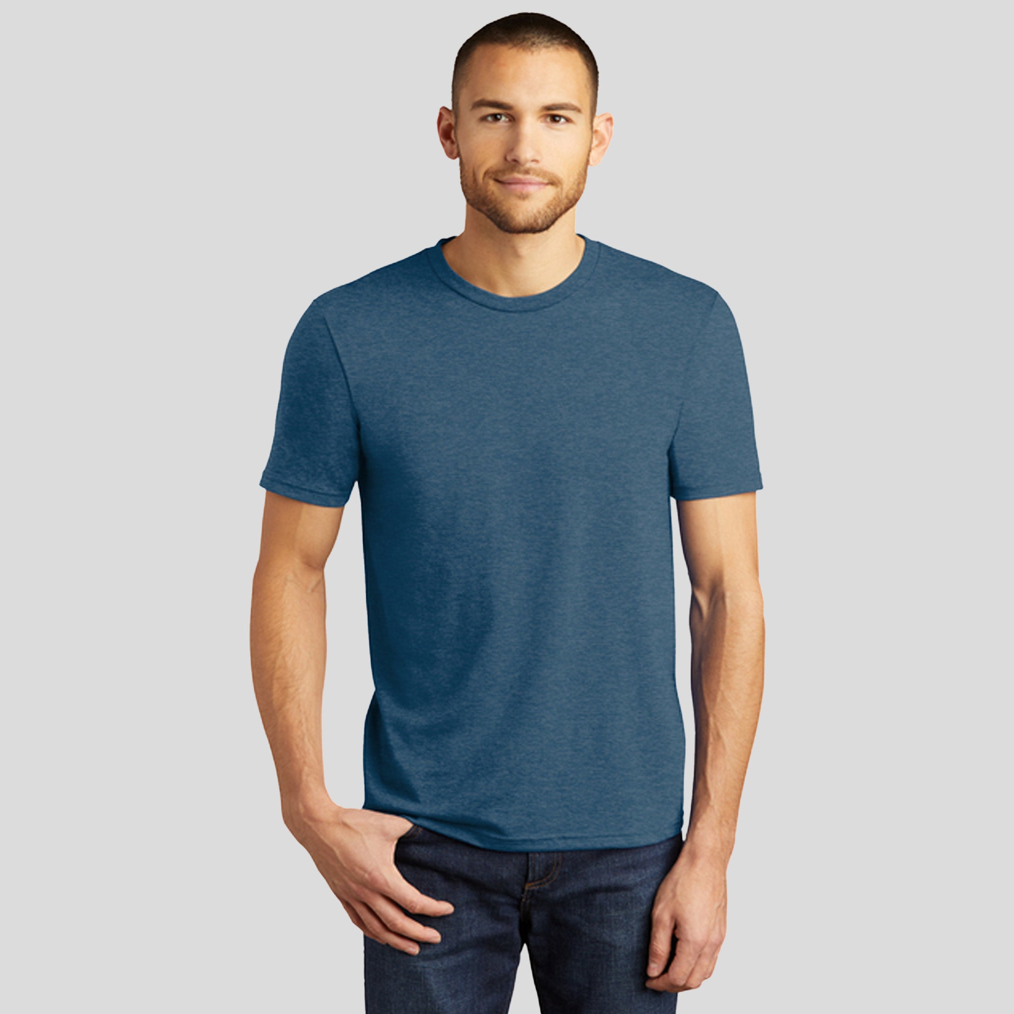 Perfect Triยฎ Tee | Heathered Neptune Blue