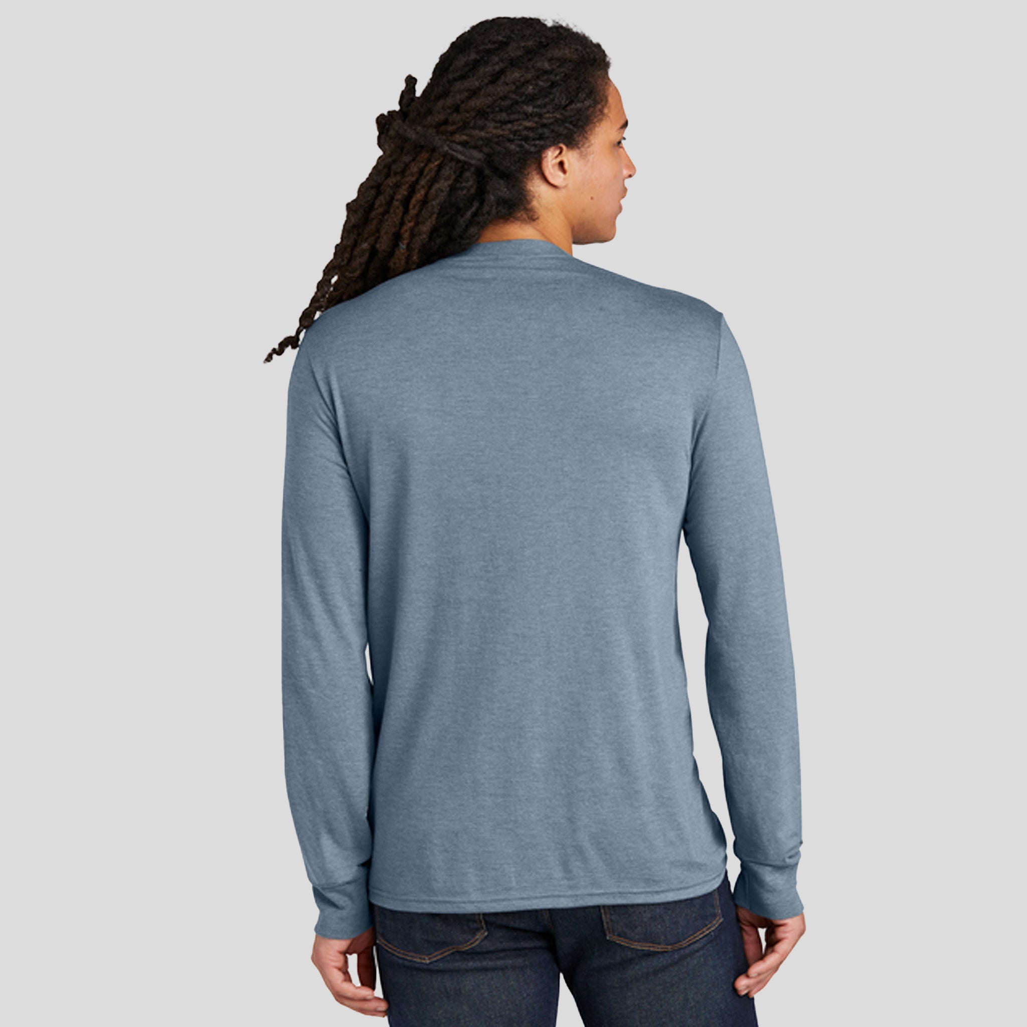Perfect Triยฎ Long Sleeve Tee | Flint Blue Heather