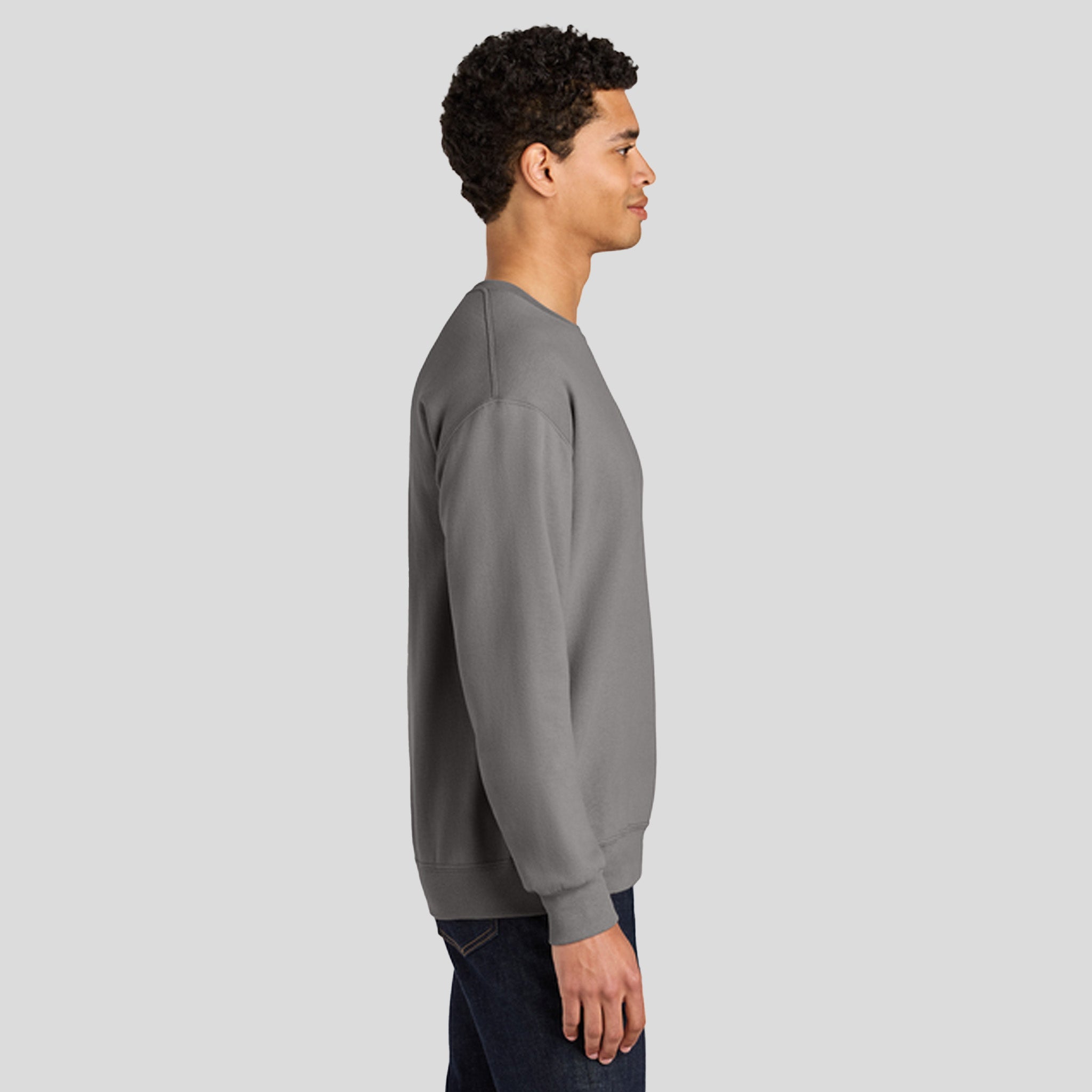 Ultimateβ’ Unisex CVC Ring Spun Crewneck Sweatshirt | Rock