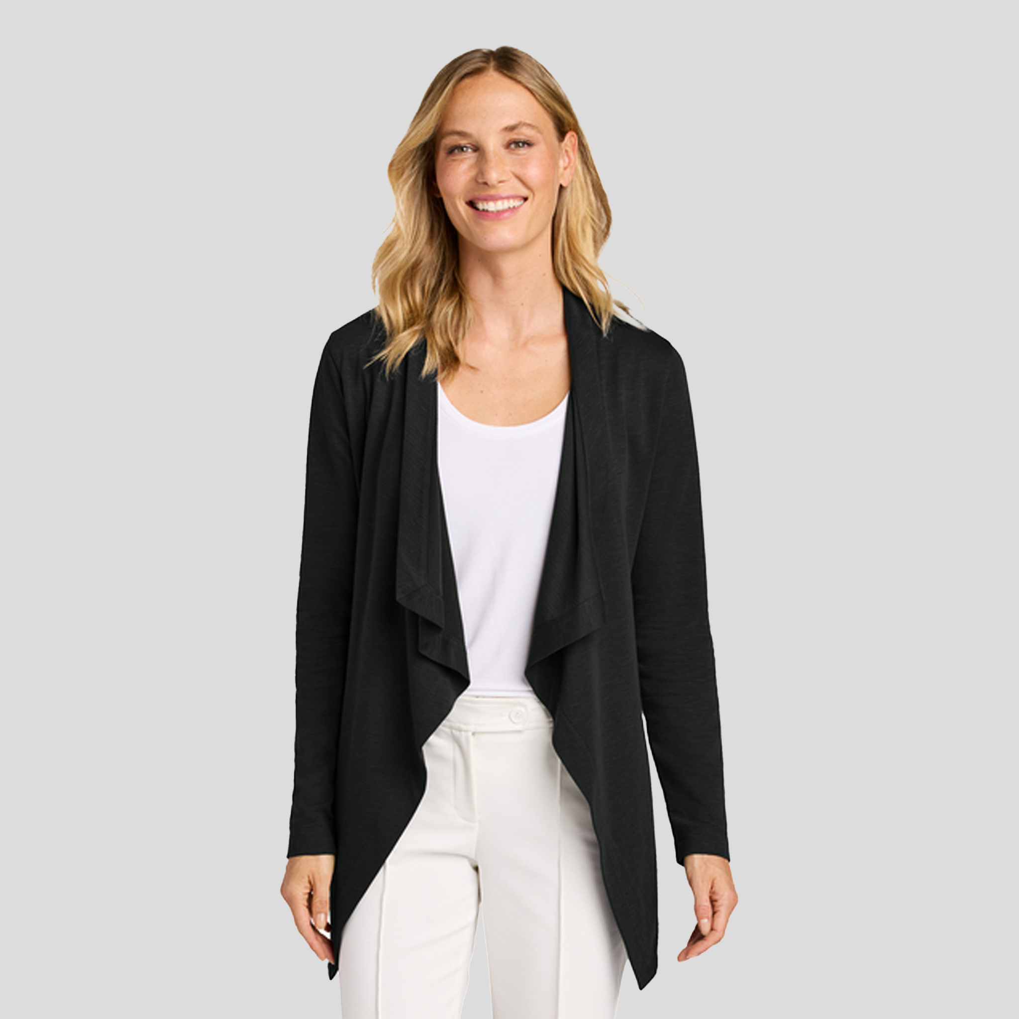 Womenβs Breakwater Open Cardigan | Deep Black