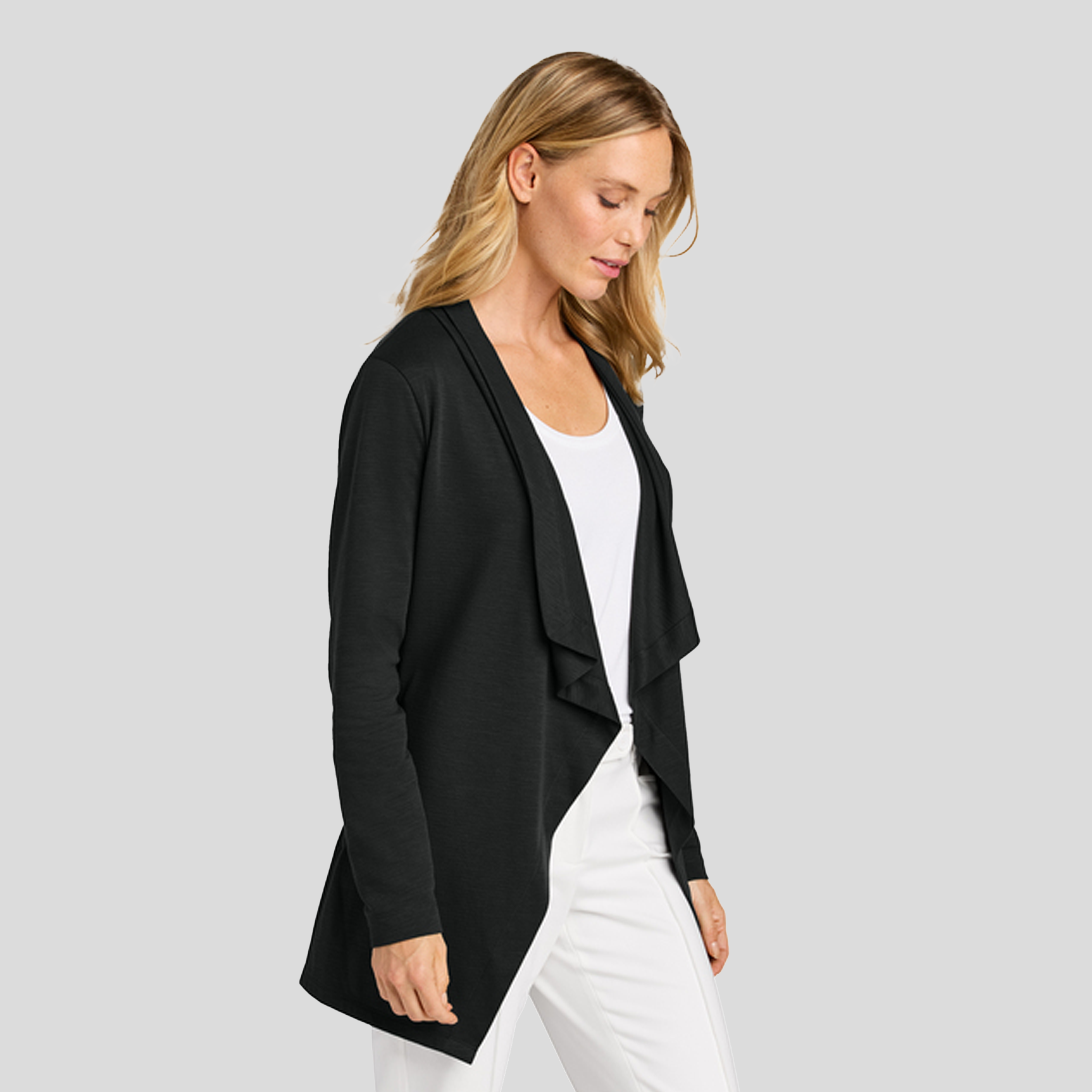 Womenβs Breakwater Open Cardigan | Deep Black
