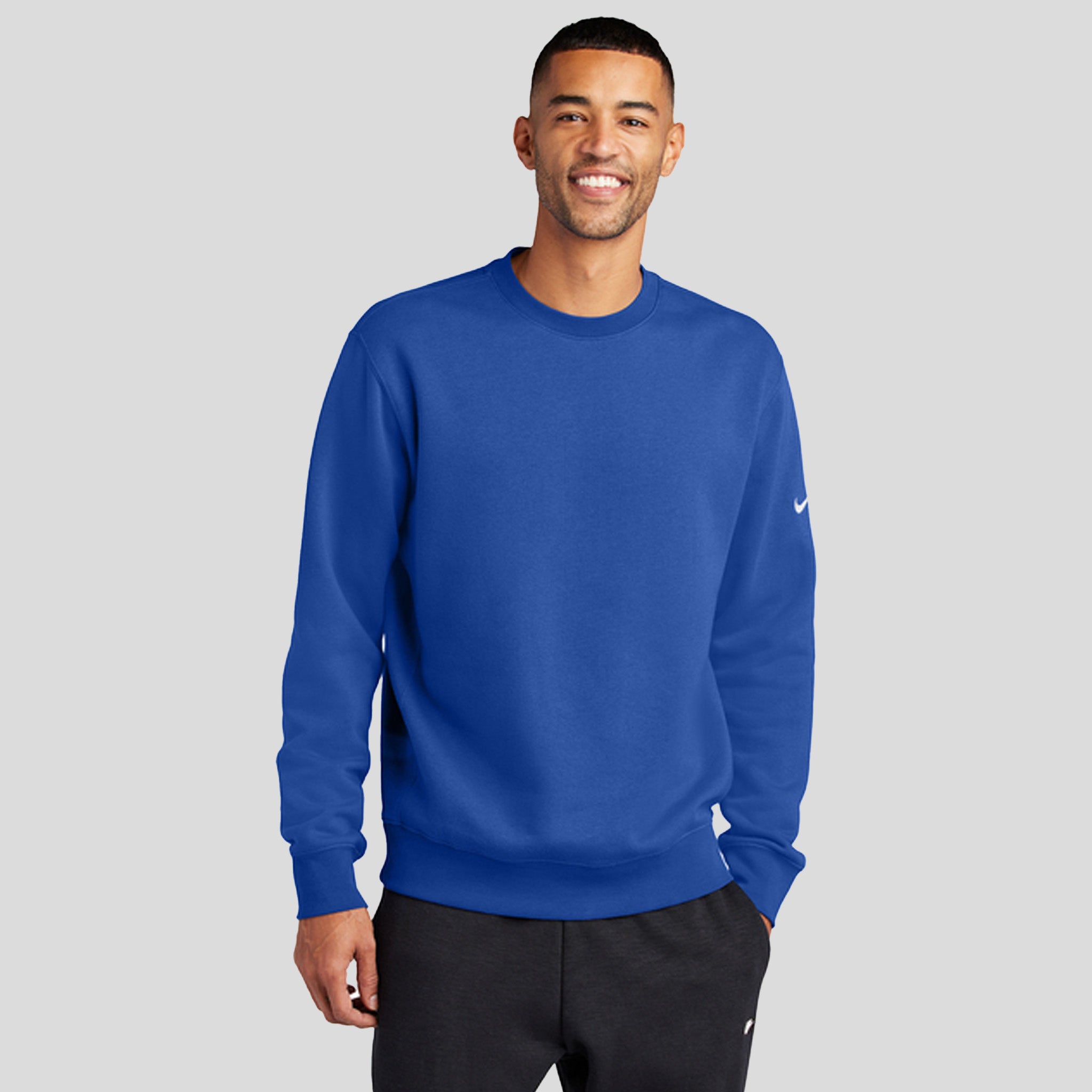 Club Fleece Sleeve Swoosh Crew | Game Royal
