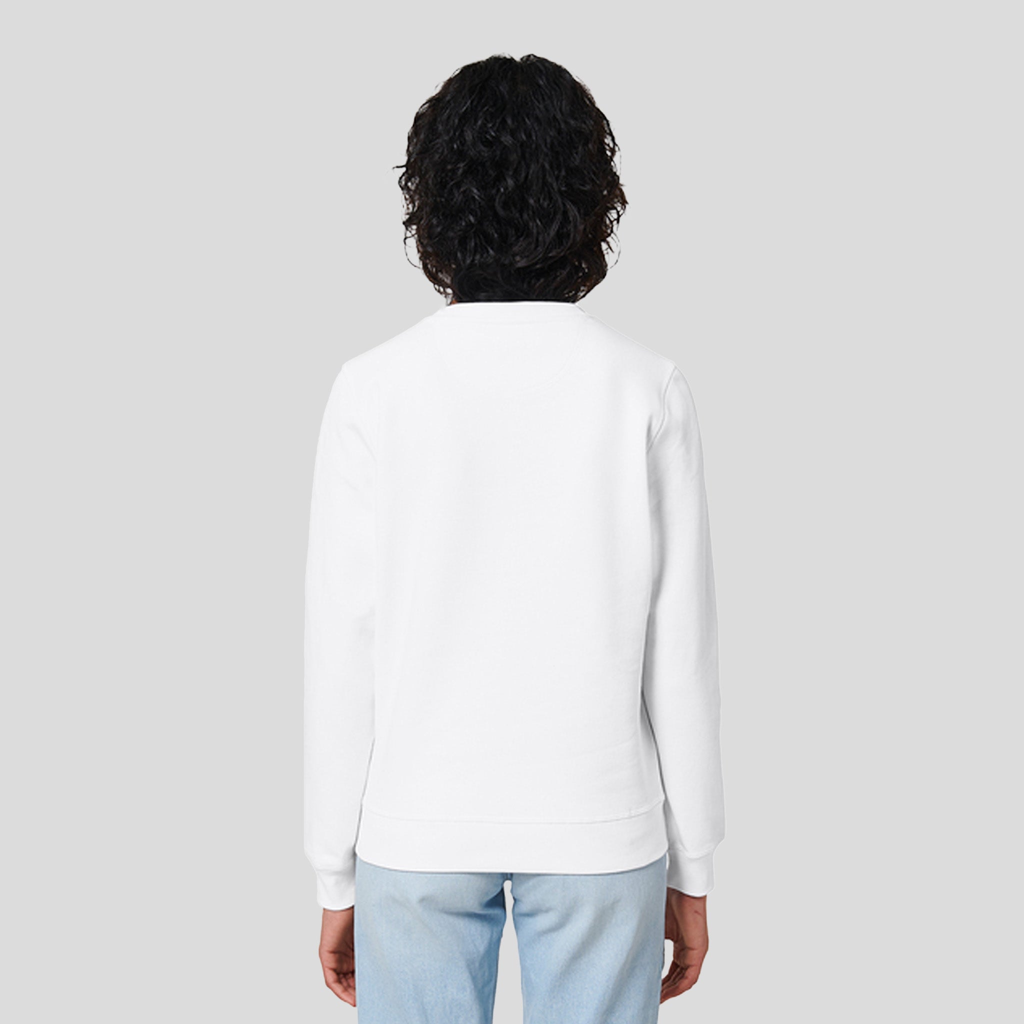 Unisex Roller Crewneck Sweatshirt | White