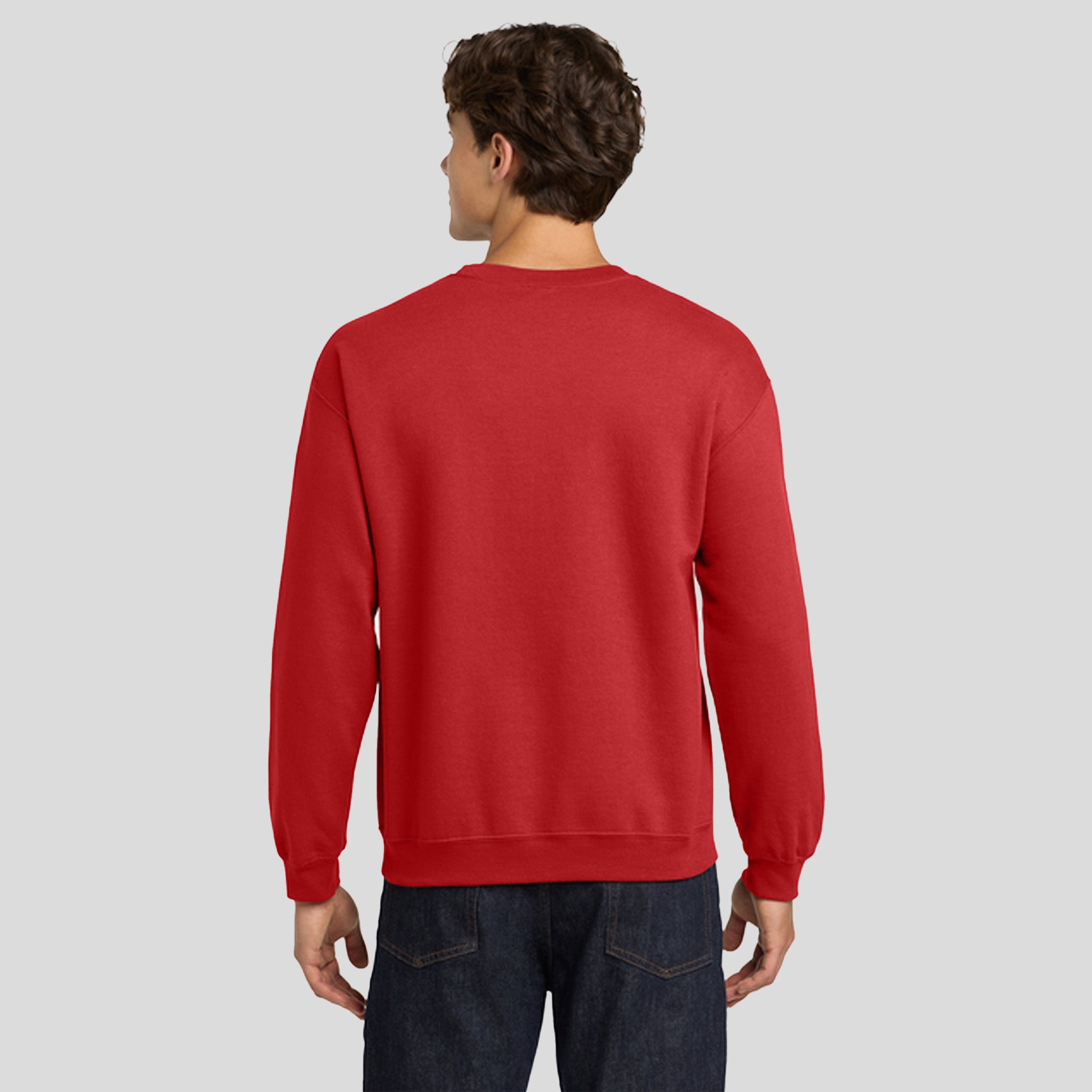 Heavy Blendβ’ Crewneck Sweatshirt | Red