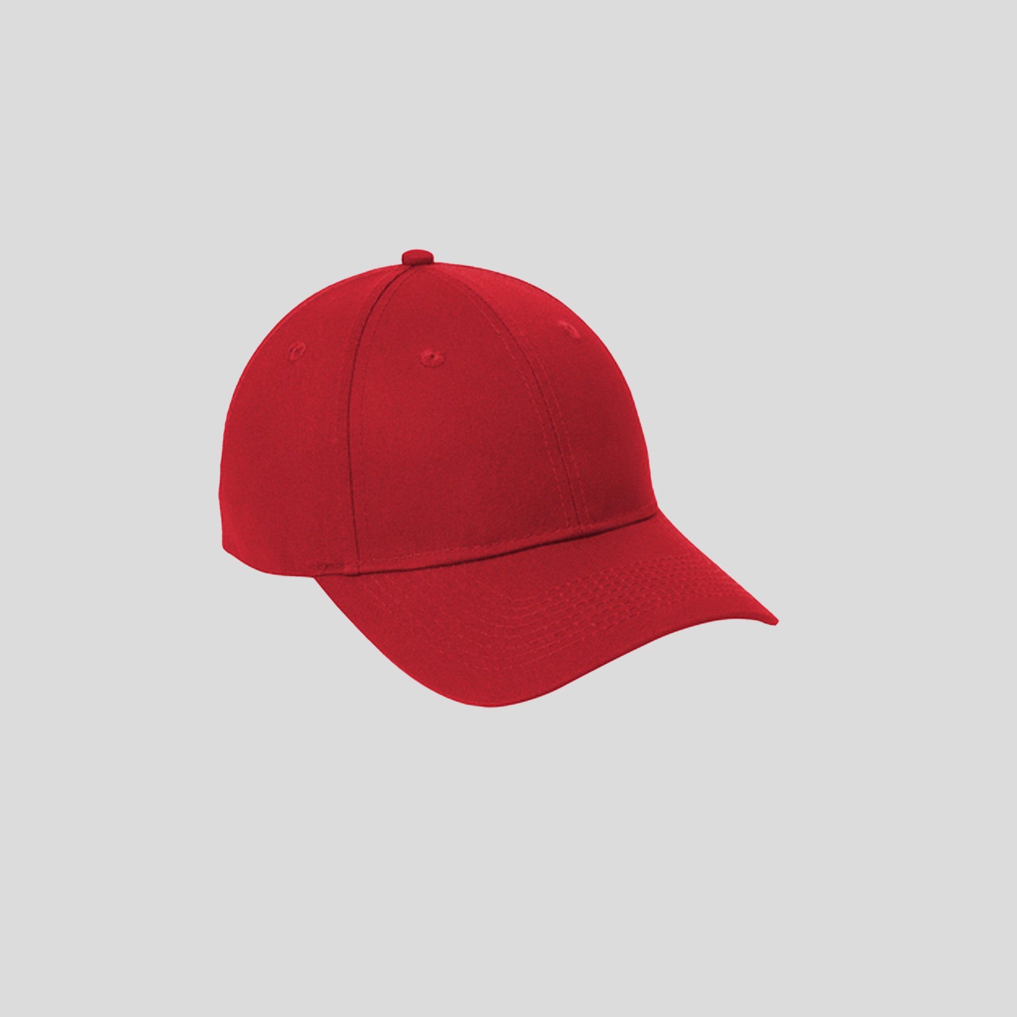 Six-Panel Twill Cap | True Red