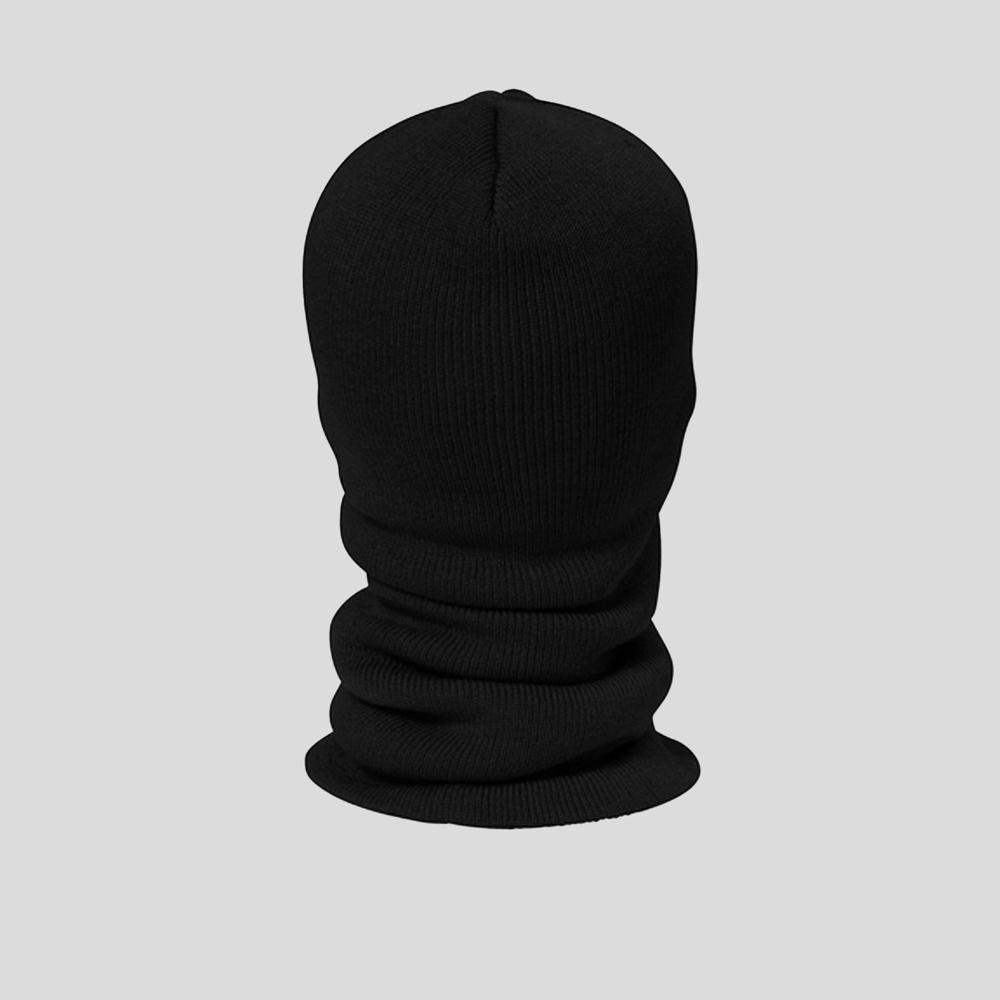 Knit Insulated Face Mask | Black