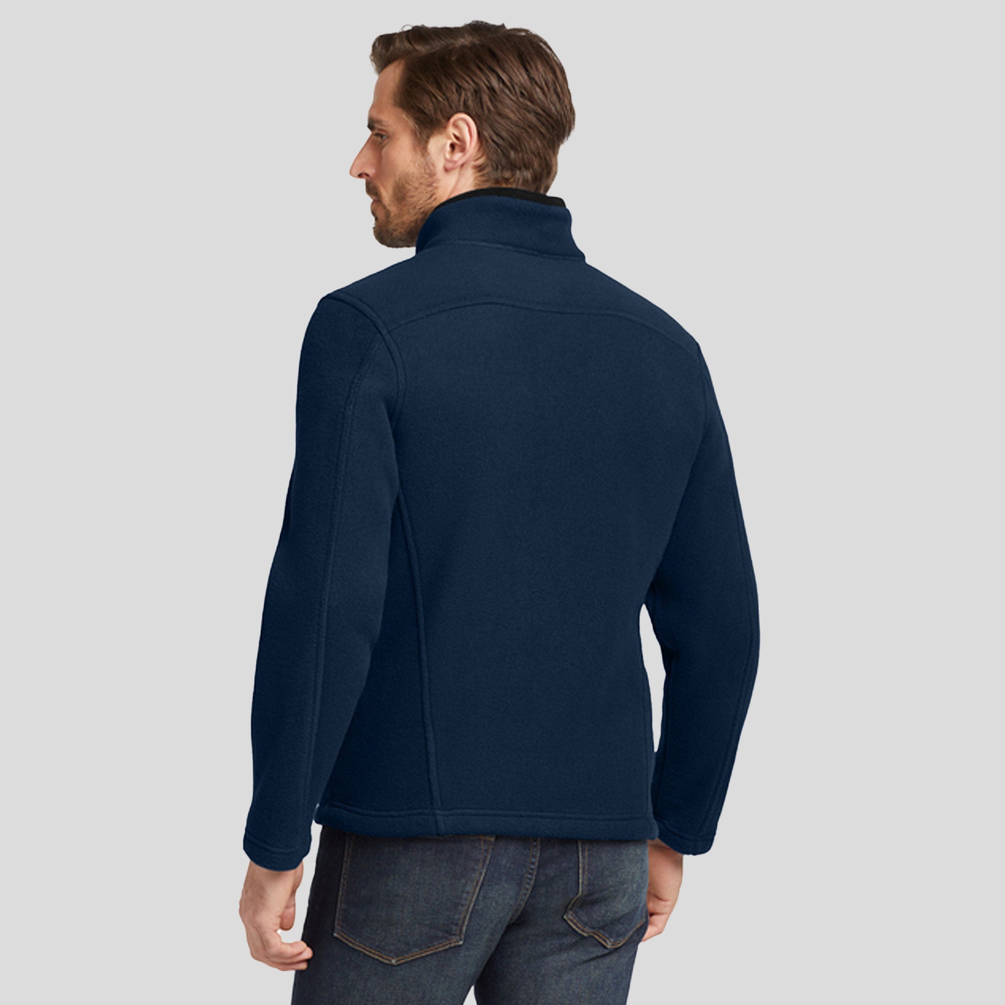 Full-Zip Fleece Jacket | River Blue Navy