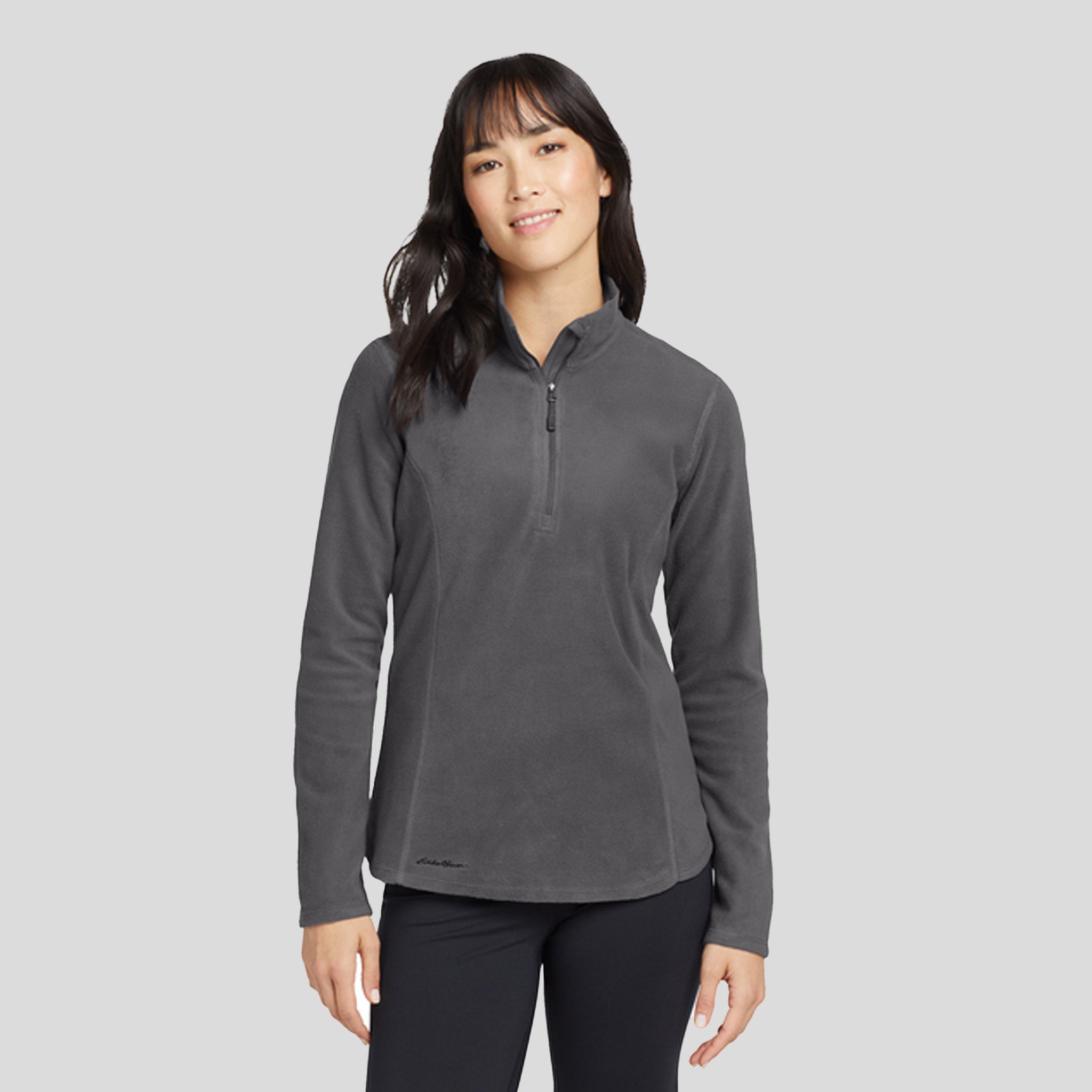 Women's 1/2-Zip Microfleece Jacket | Grey Steel