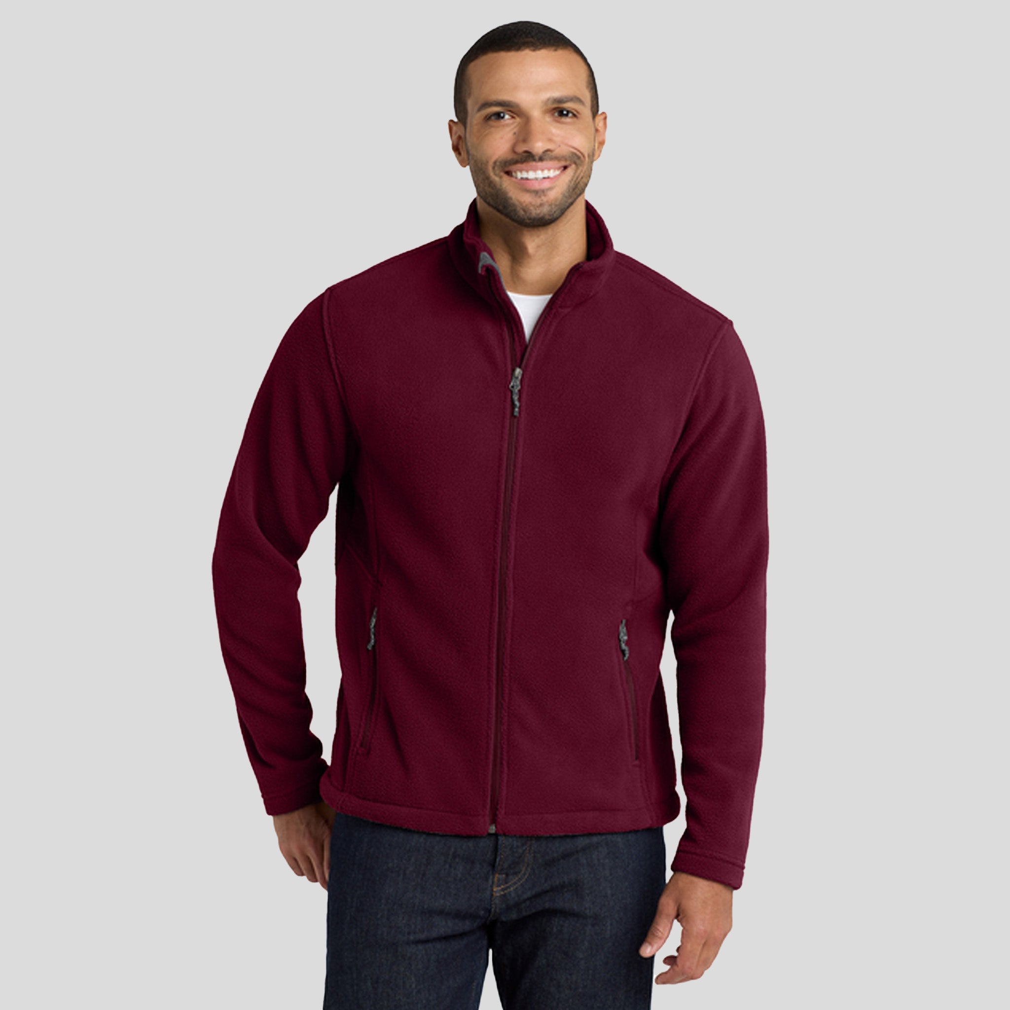 Value Fleece Jacket | Maroon