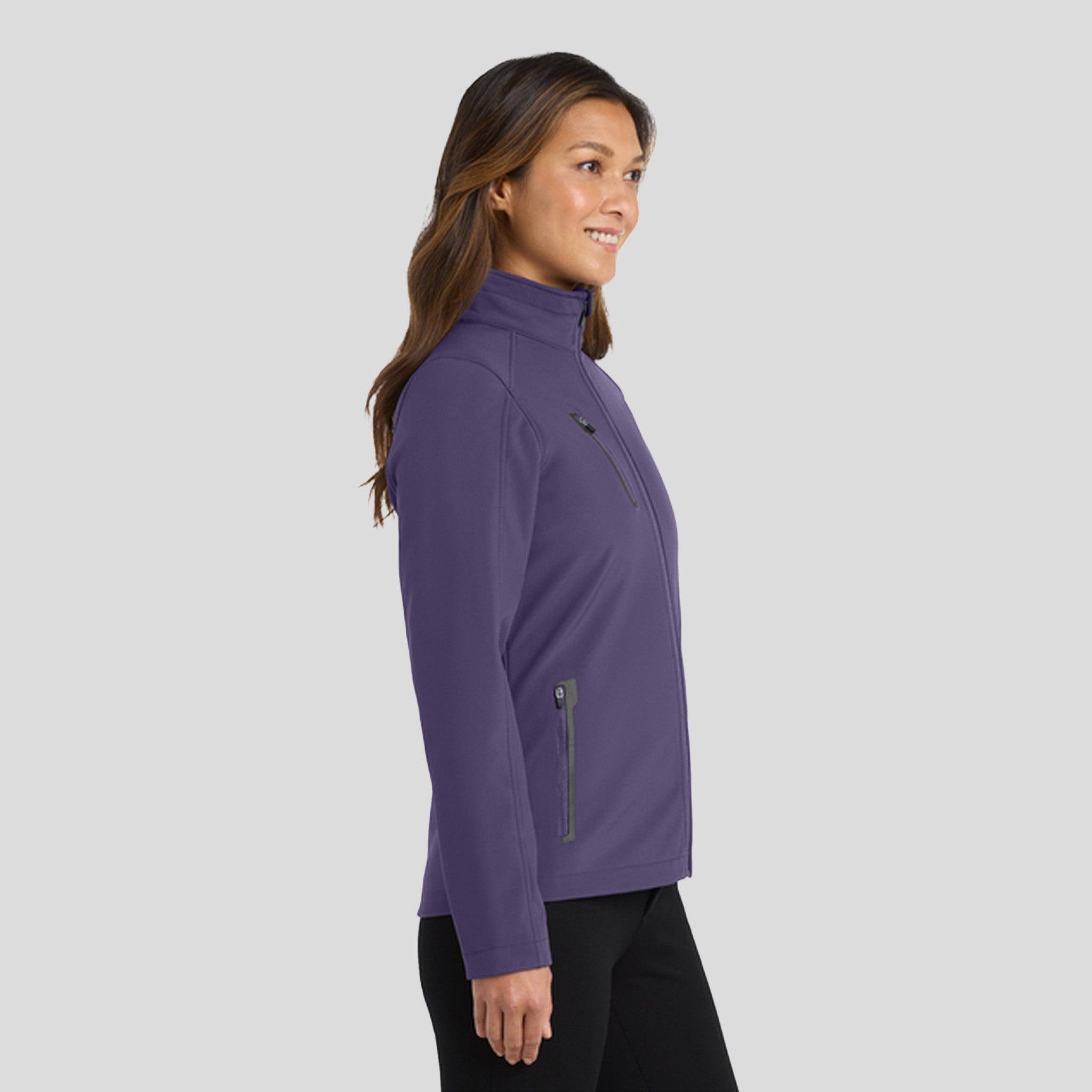 Women's Welded Soft Shell Jacket | Posh Purple
