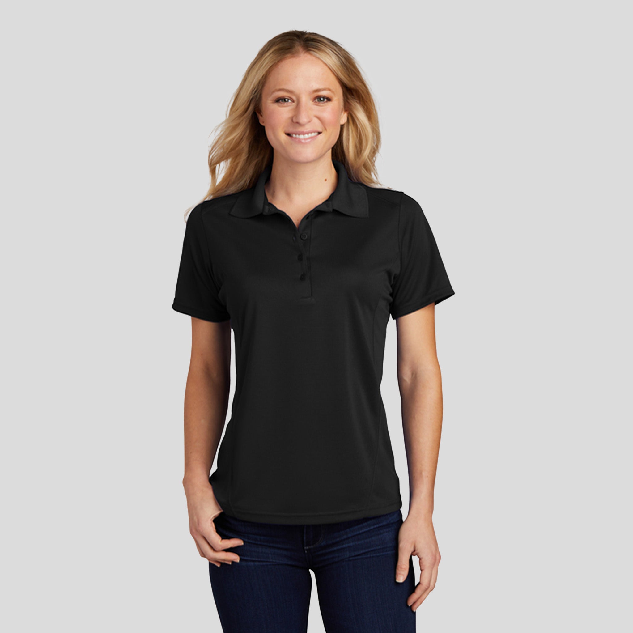 Women's Dry Zoneยฎ Raglan Accent Polo | Black