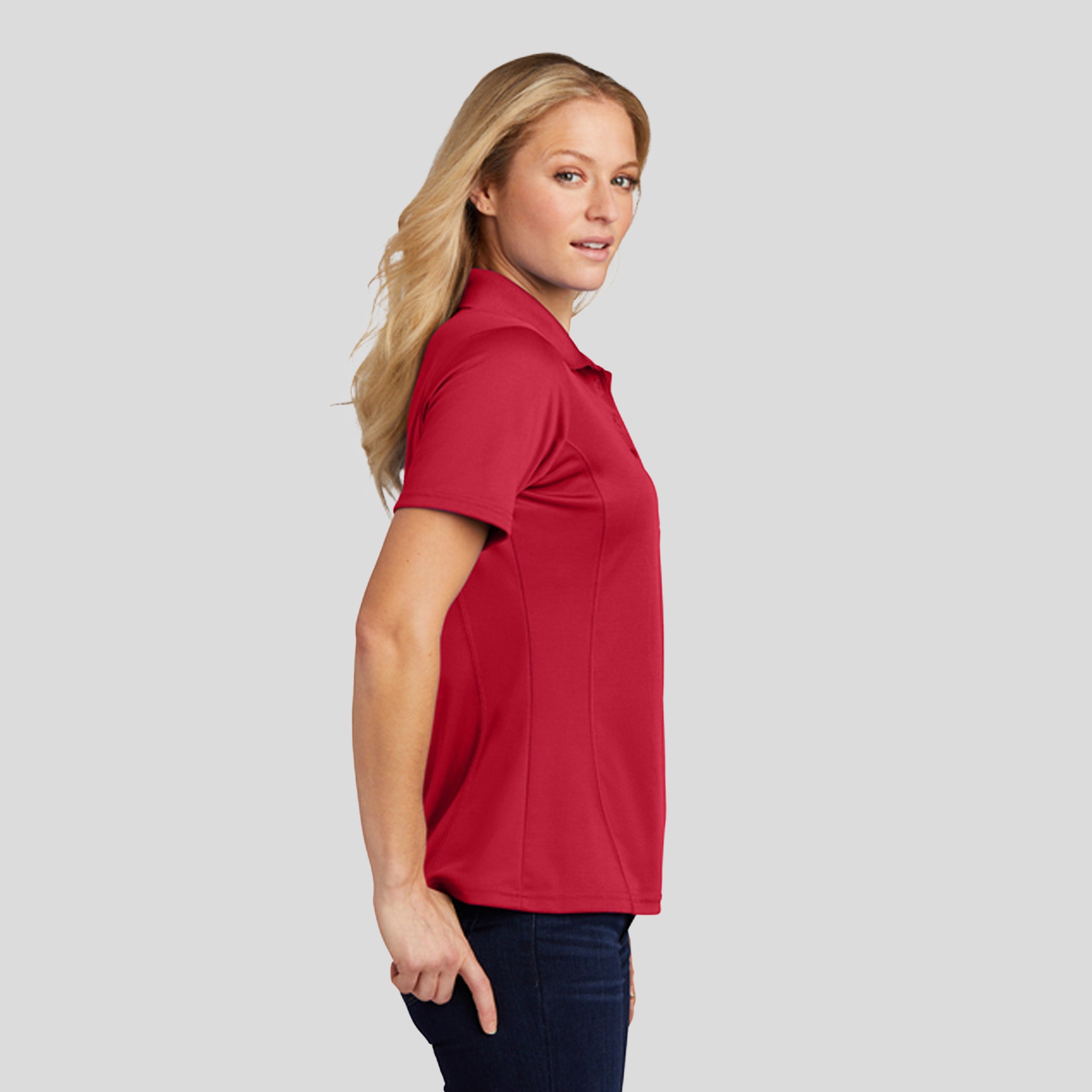 Women's Dry Zoneยฎ Raglan Accent Polo | True Red