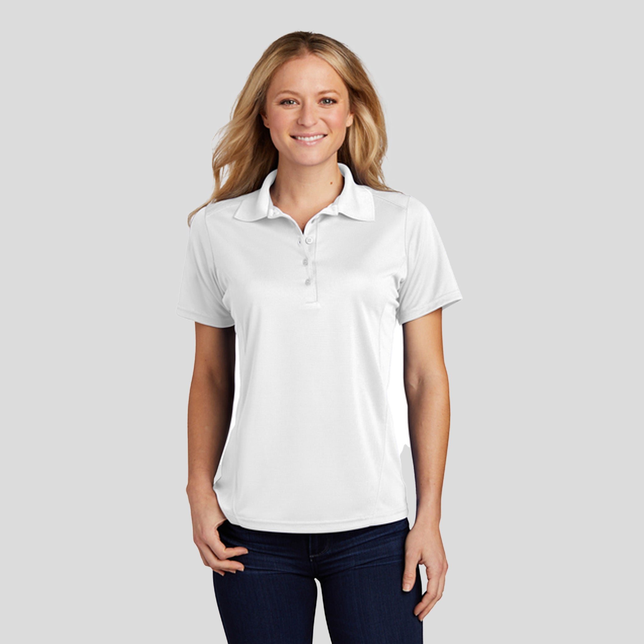 Women's Dry Zoneยฎ Raglan Accent Polo | White