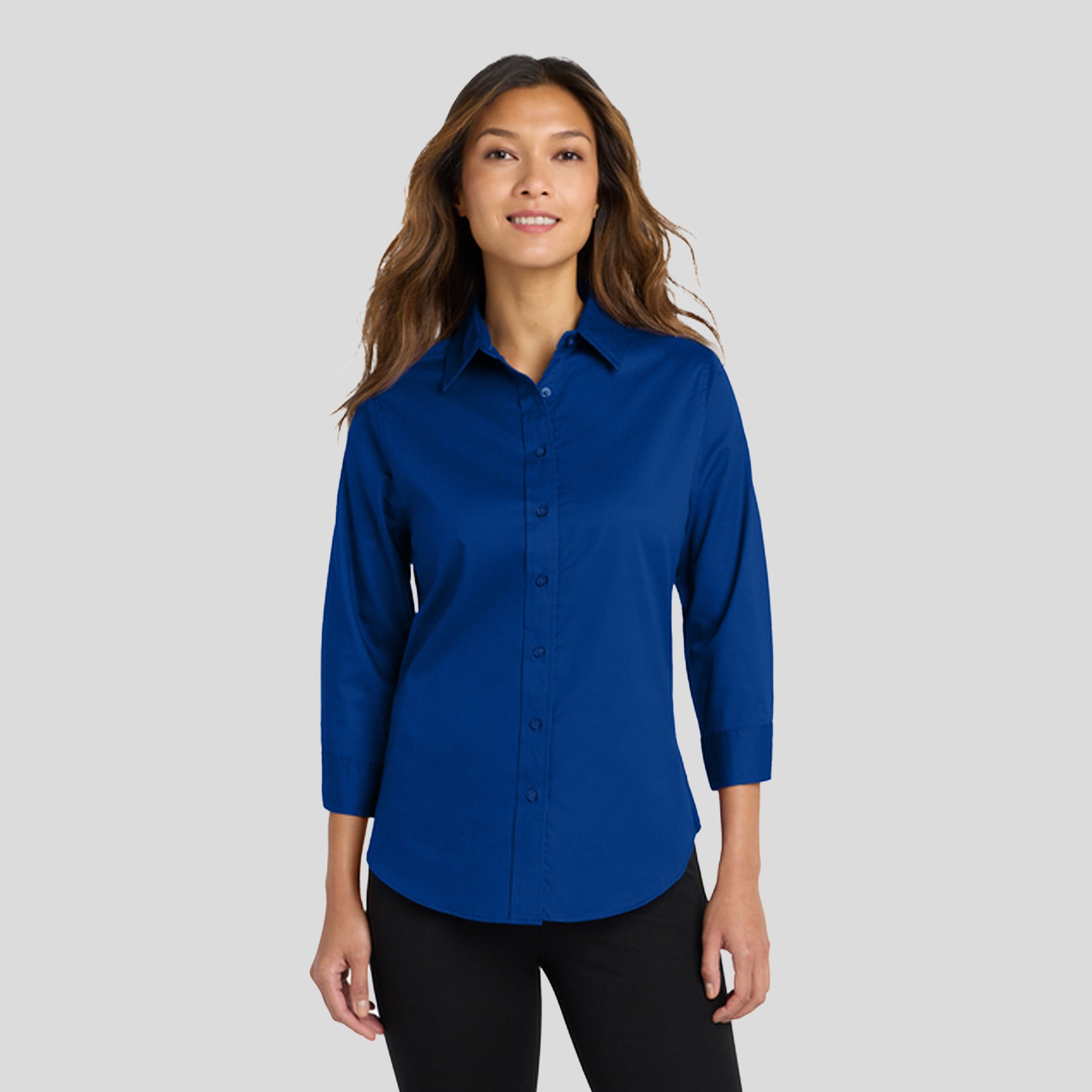 Women's 3/4-Sleeve Easy Care Shirt | Royal