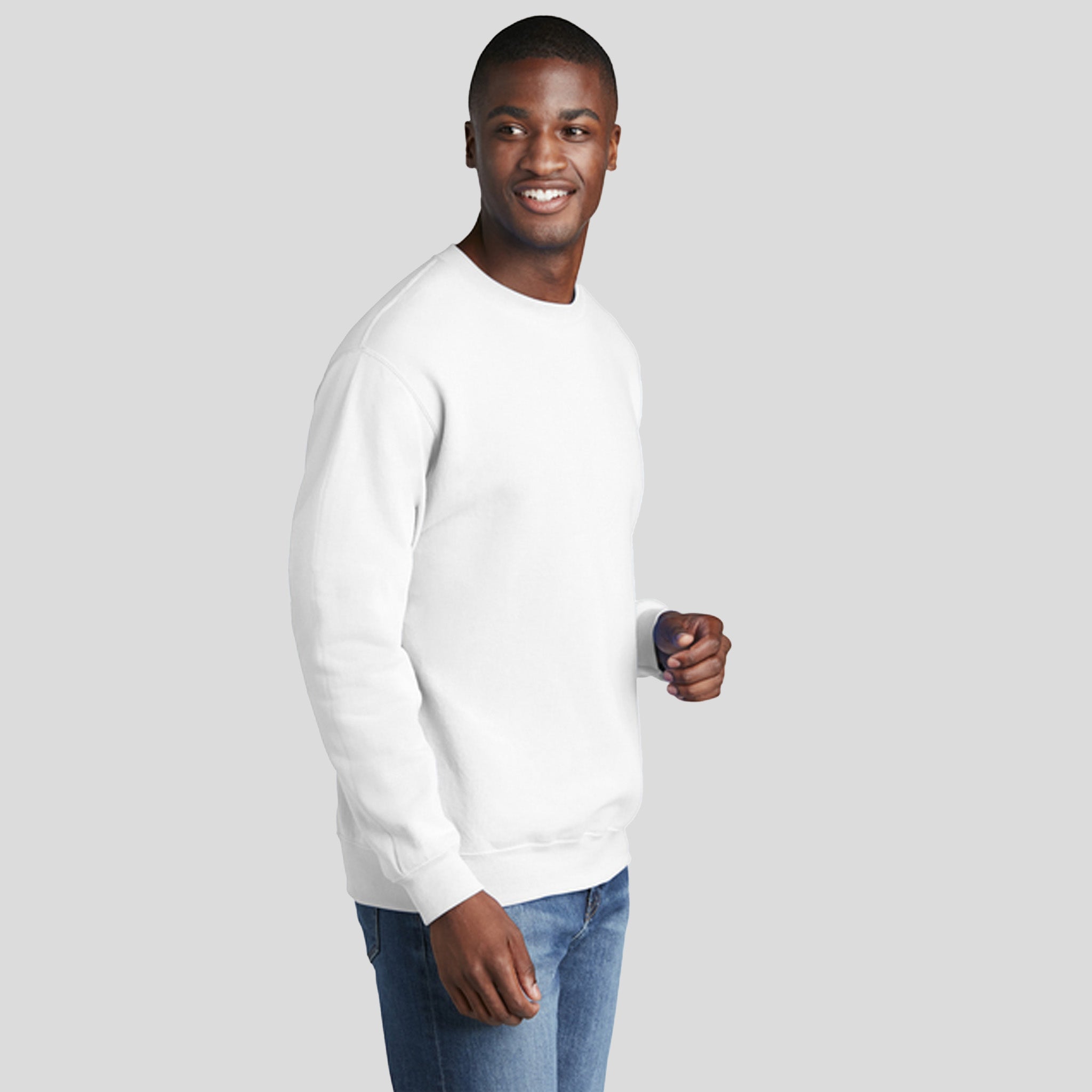 Core Fleece Crewneck Sweatshirt | White