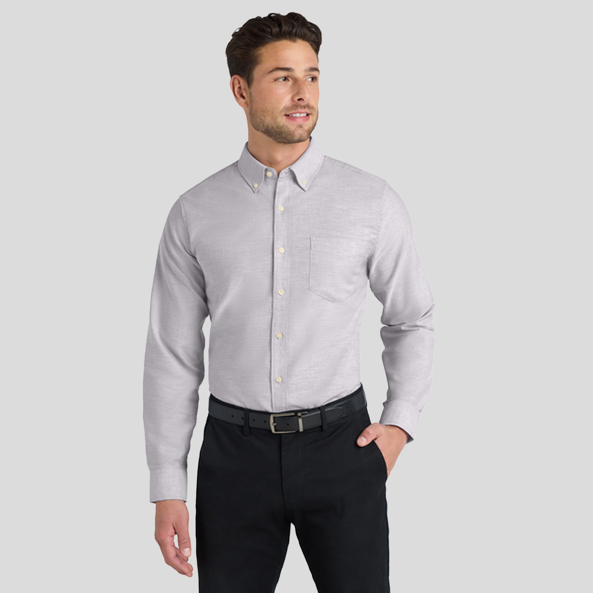 SuperProβ’ Oxford Shirt | Gusty Grey