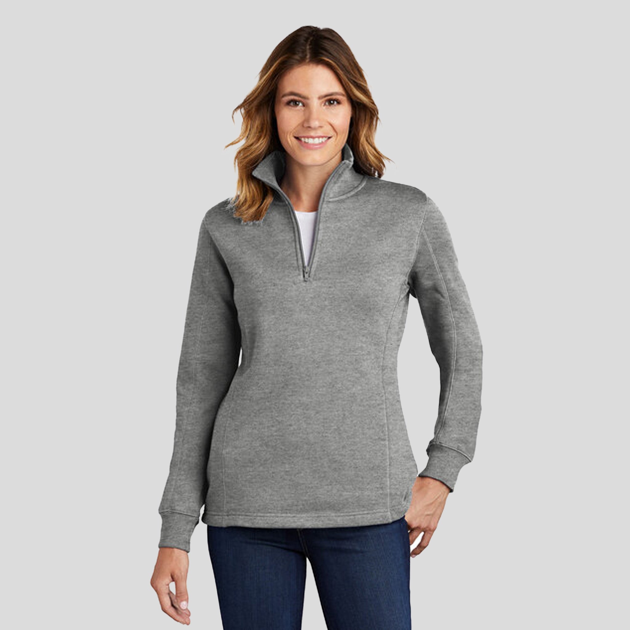 Women's 1/4-Zip Sweatshirt | Vintage Heather