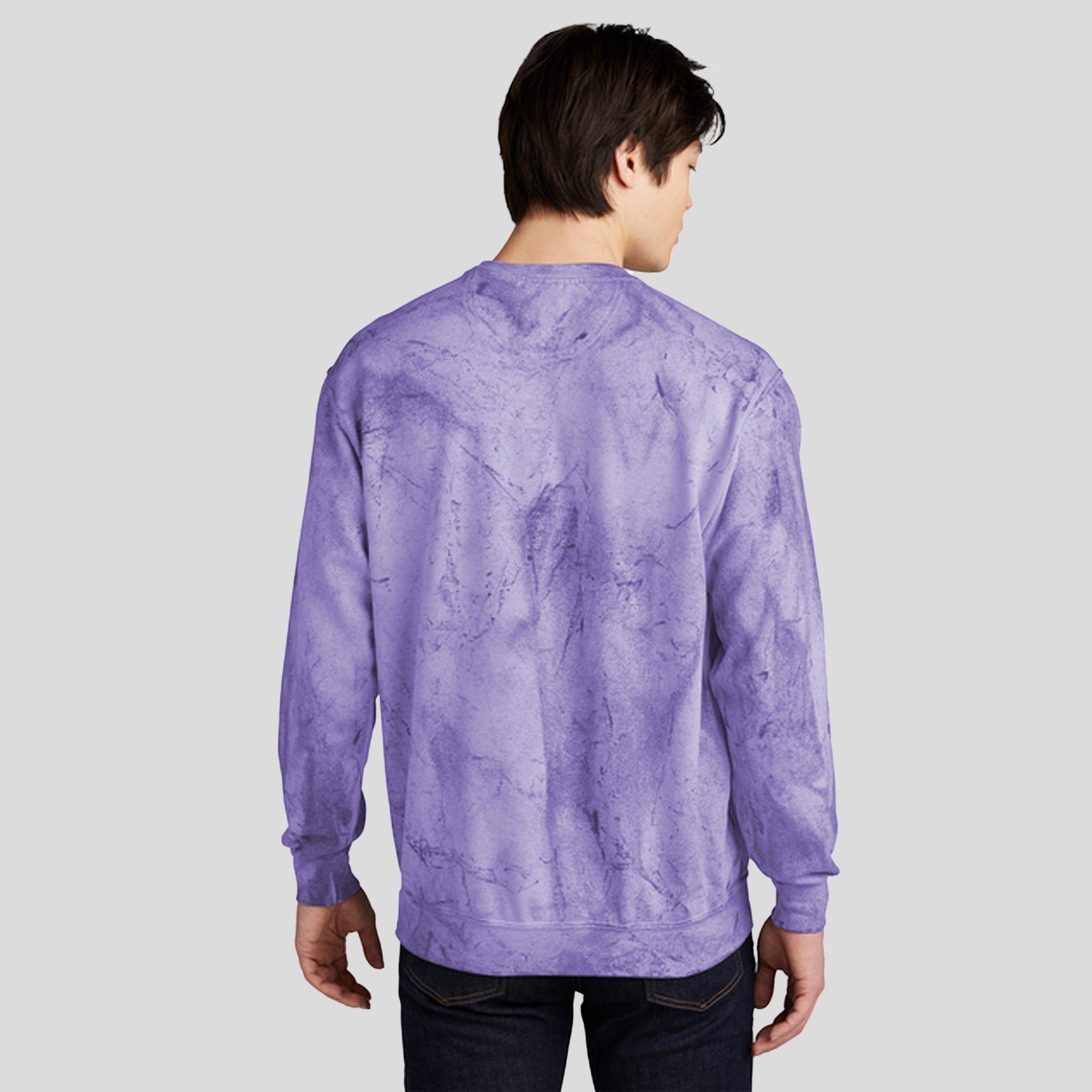 Color Blast Crewneck Sweatshirt | Amethyst