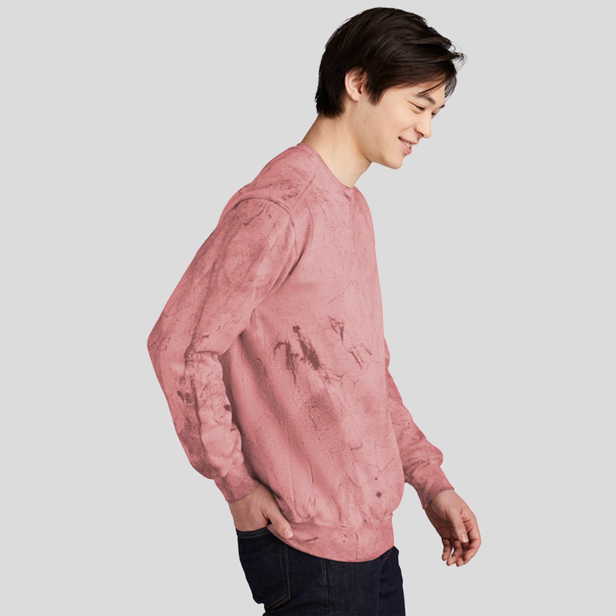 Color Blast Crewneck Sweatshirt | Clay