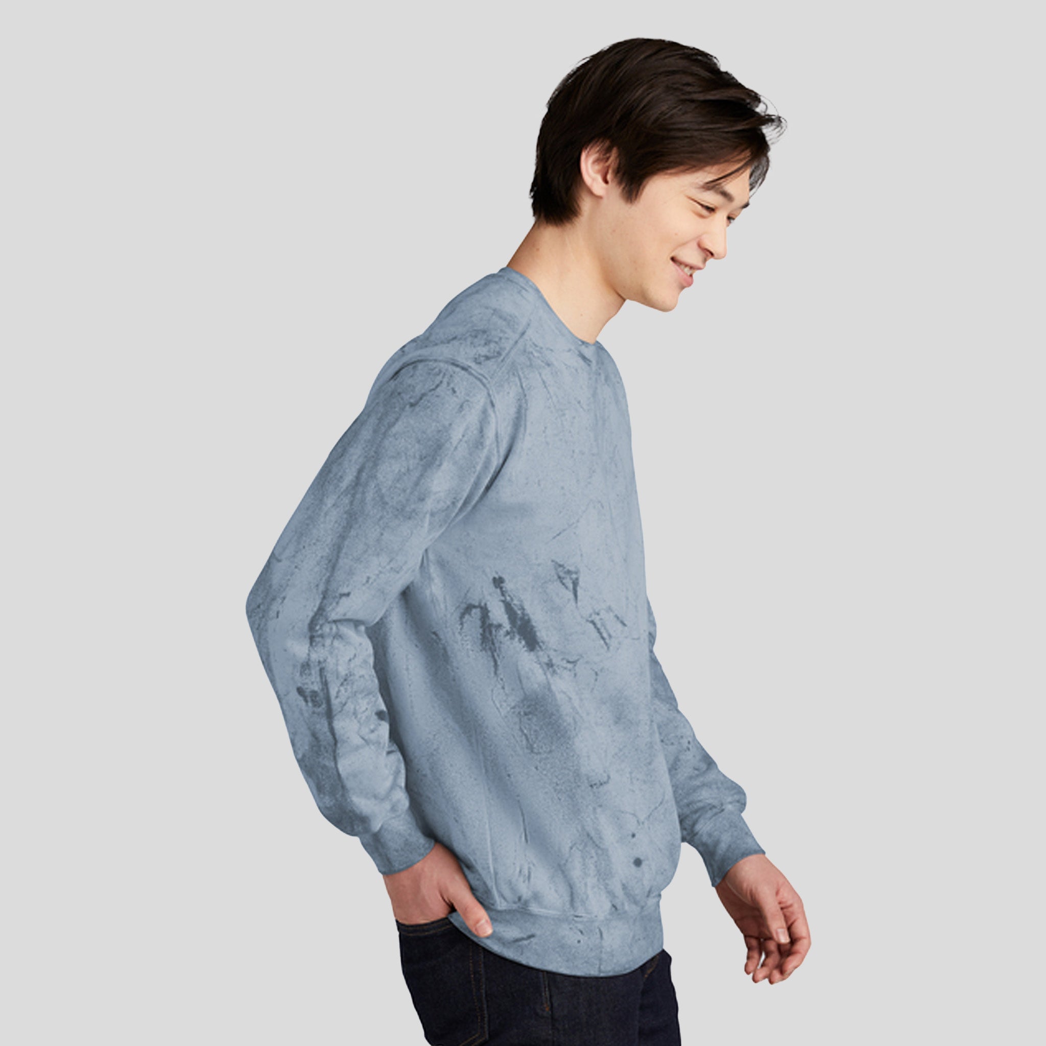 Color Blast Crewneck Sweatshirt | Ocean