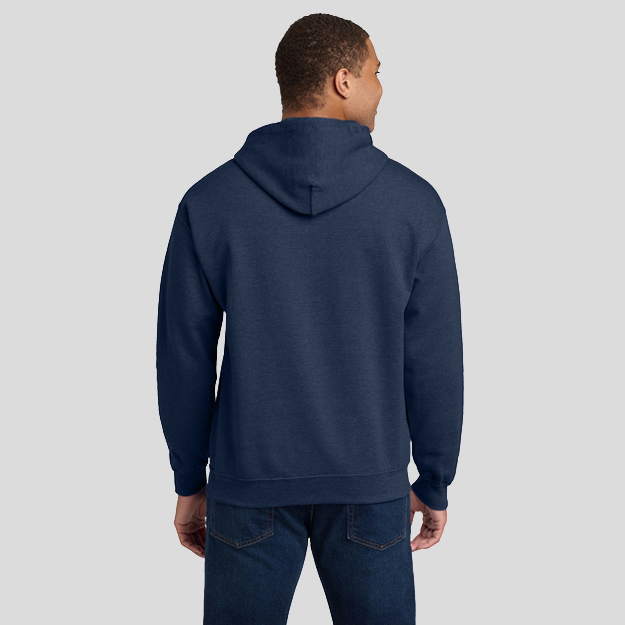 Heavy Blendβ’ Hooded Sweatshirt | Heather Dark Navy