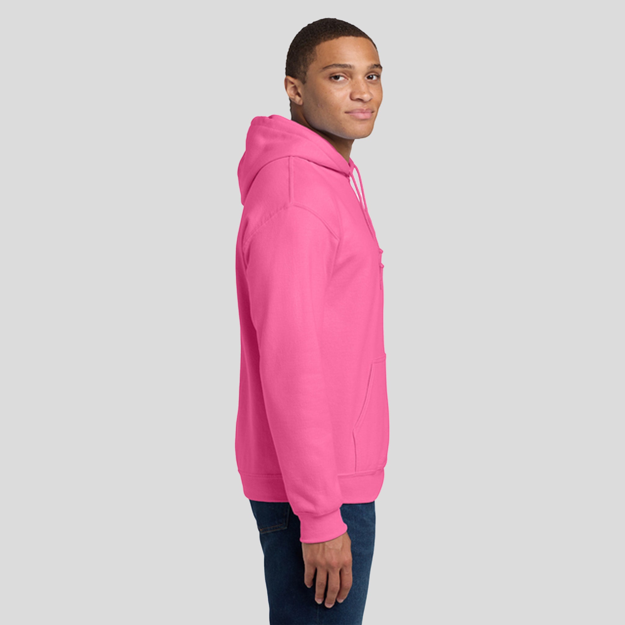 Heavy Blendβ’ Hooded Sweatshirt | Safety Pink