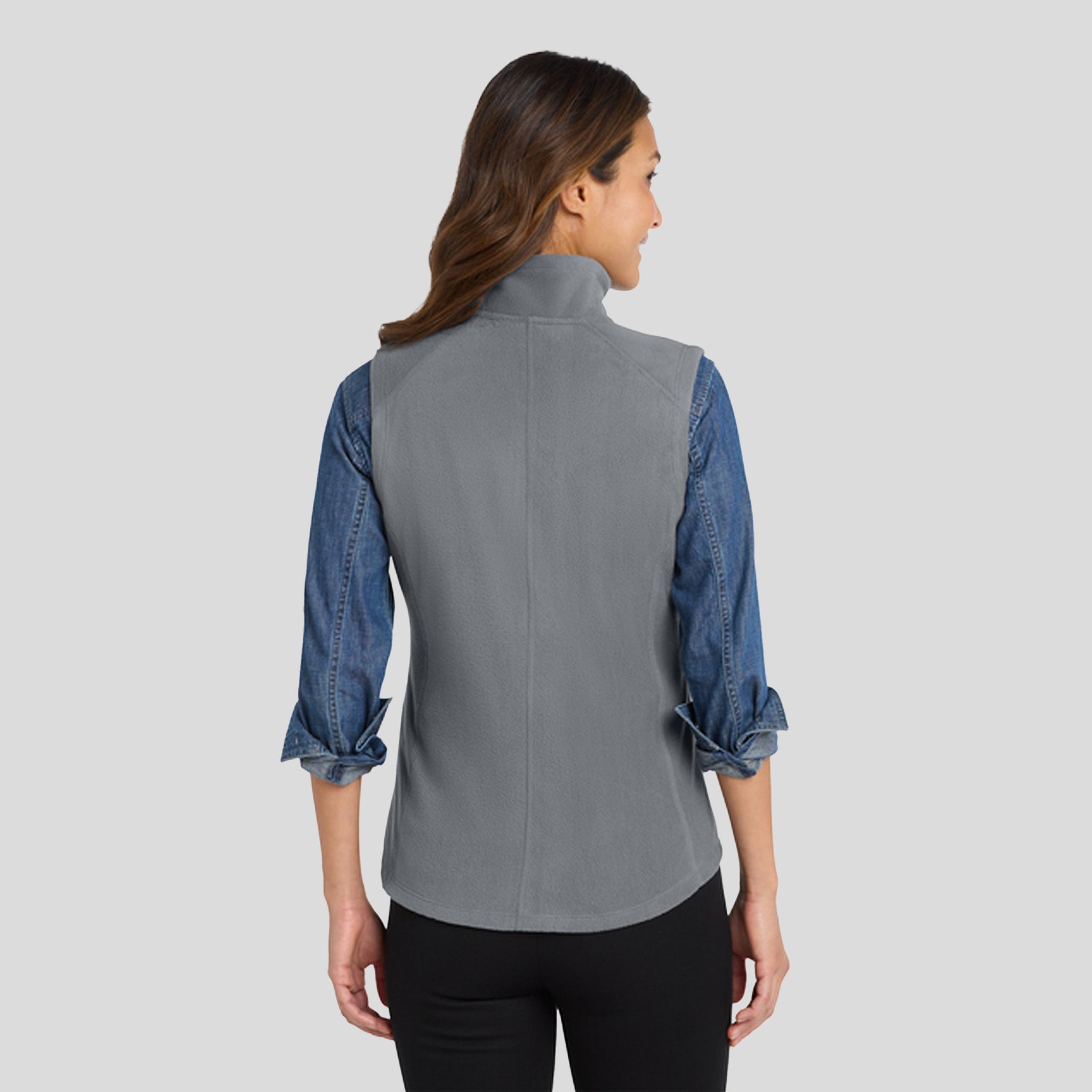Women's Microfleece Vest | Pearl Grey