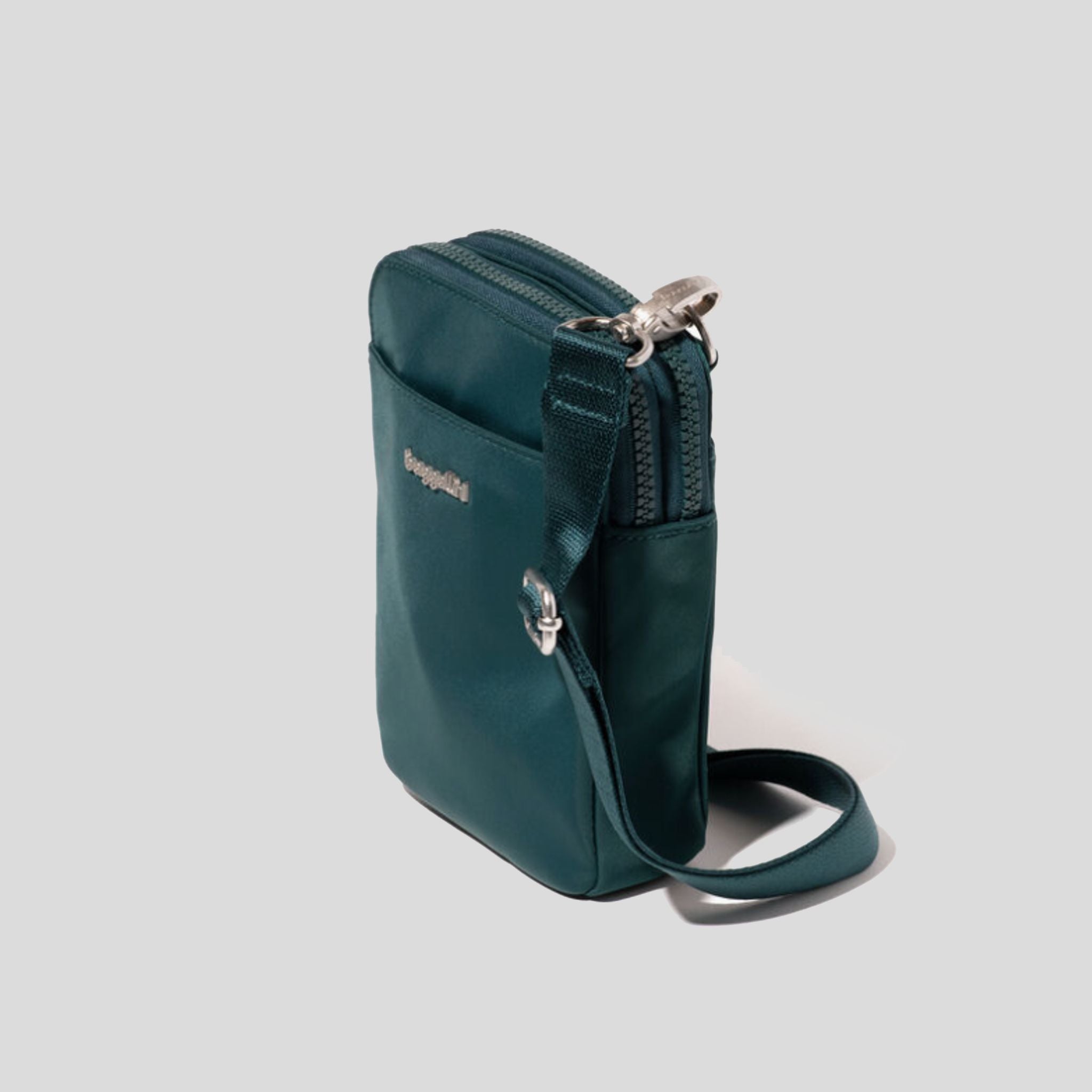 Modern Take Two RFID Crossbody | Emerald Twill