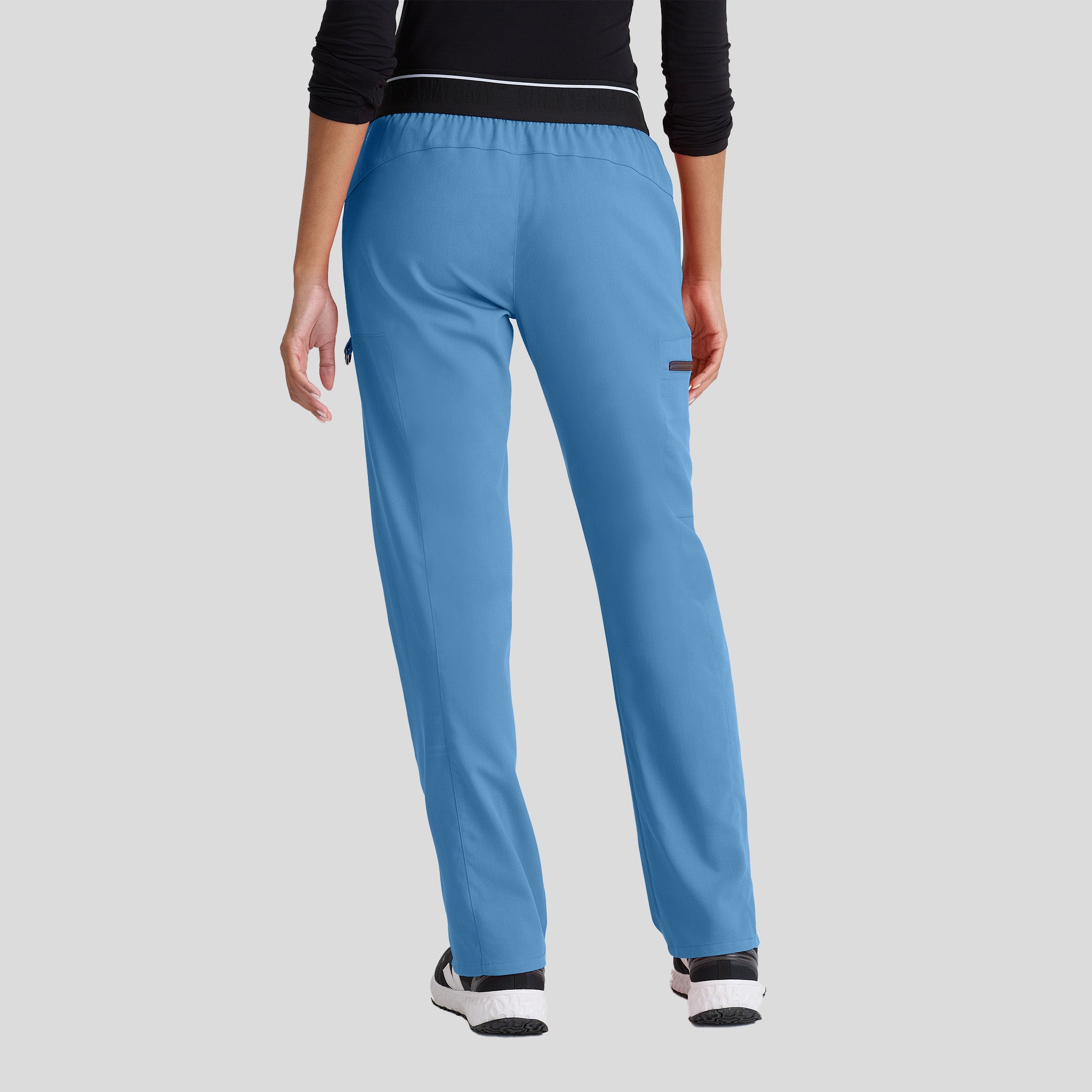 Kim 3-Pocket Mid-Rise Straight Leg Scrub Pant | Ciel