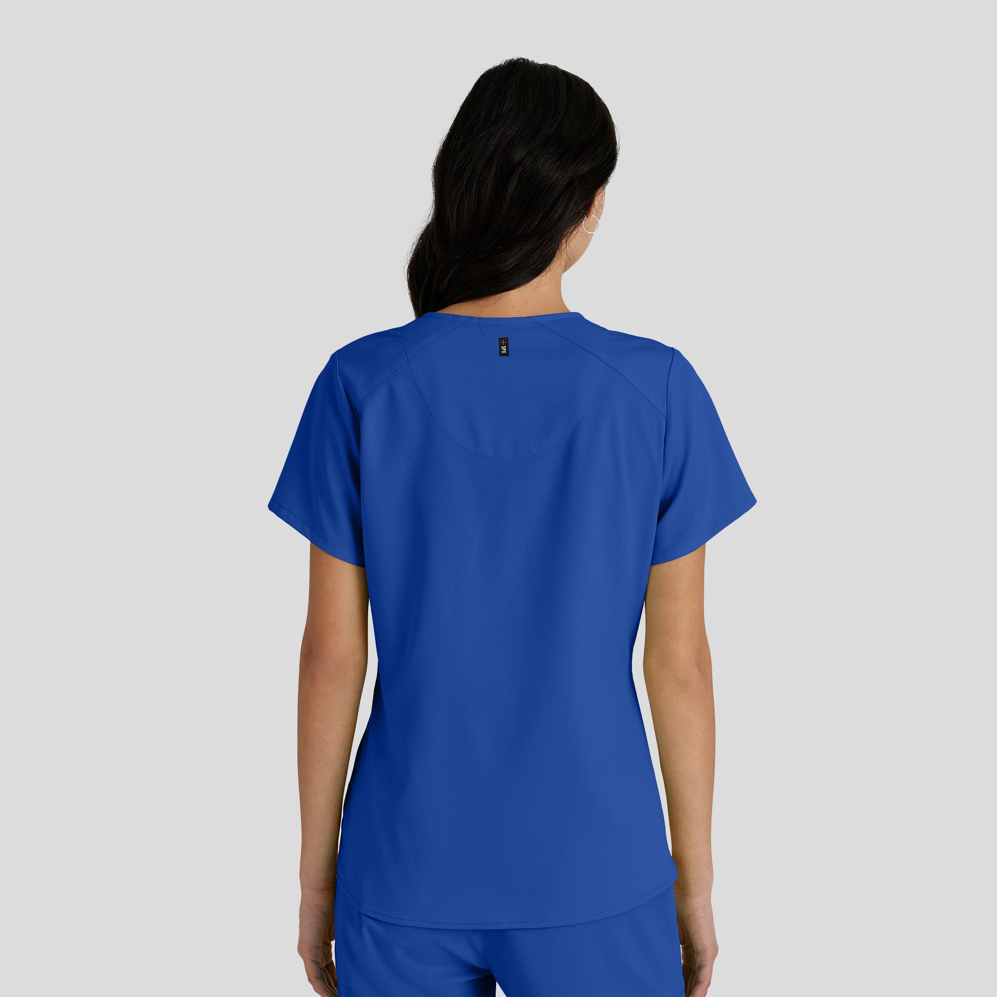 Emma 4-Pocket V-Neck Scrub Top | Galaxy