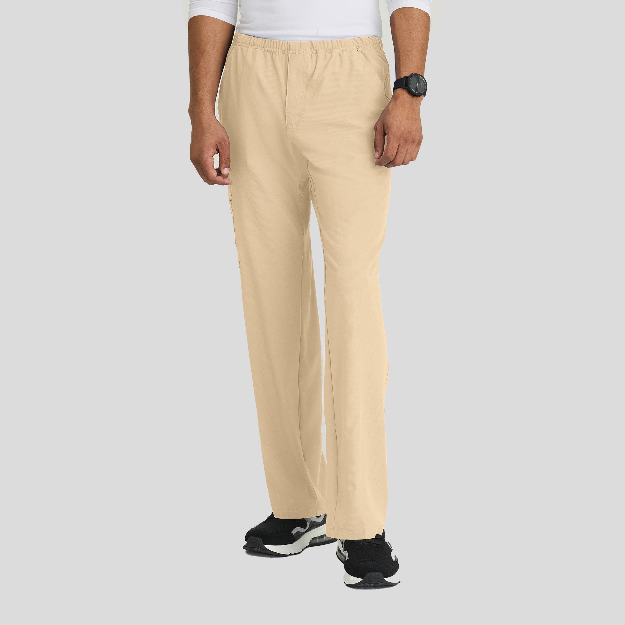 Men's Structure 4-Pockets Zip-Fly Scrub Pant | Khaki