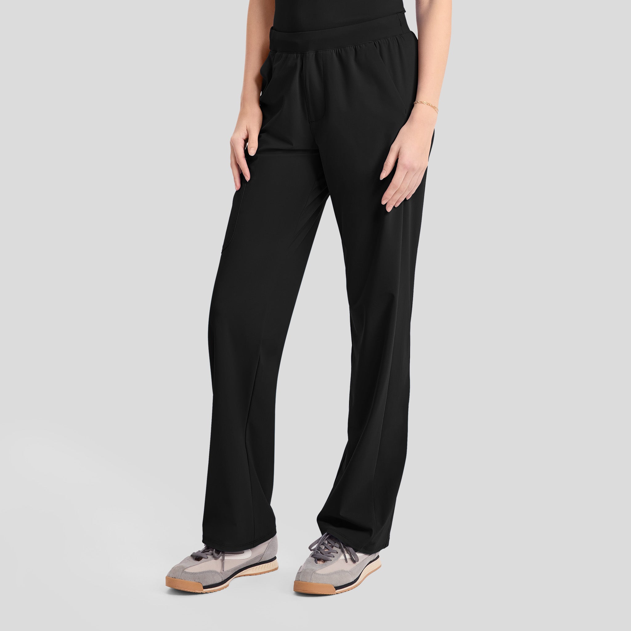 4-Pocket Straight Leg Pant | Black