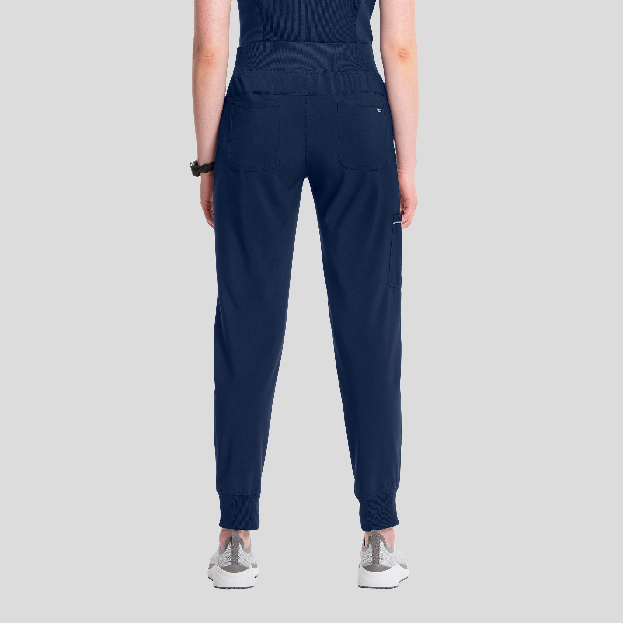 Infinity Elastic Waistband Jogger Scrub Pant | Navy