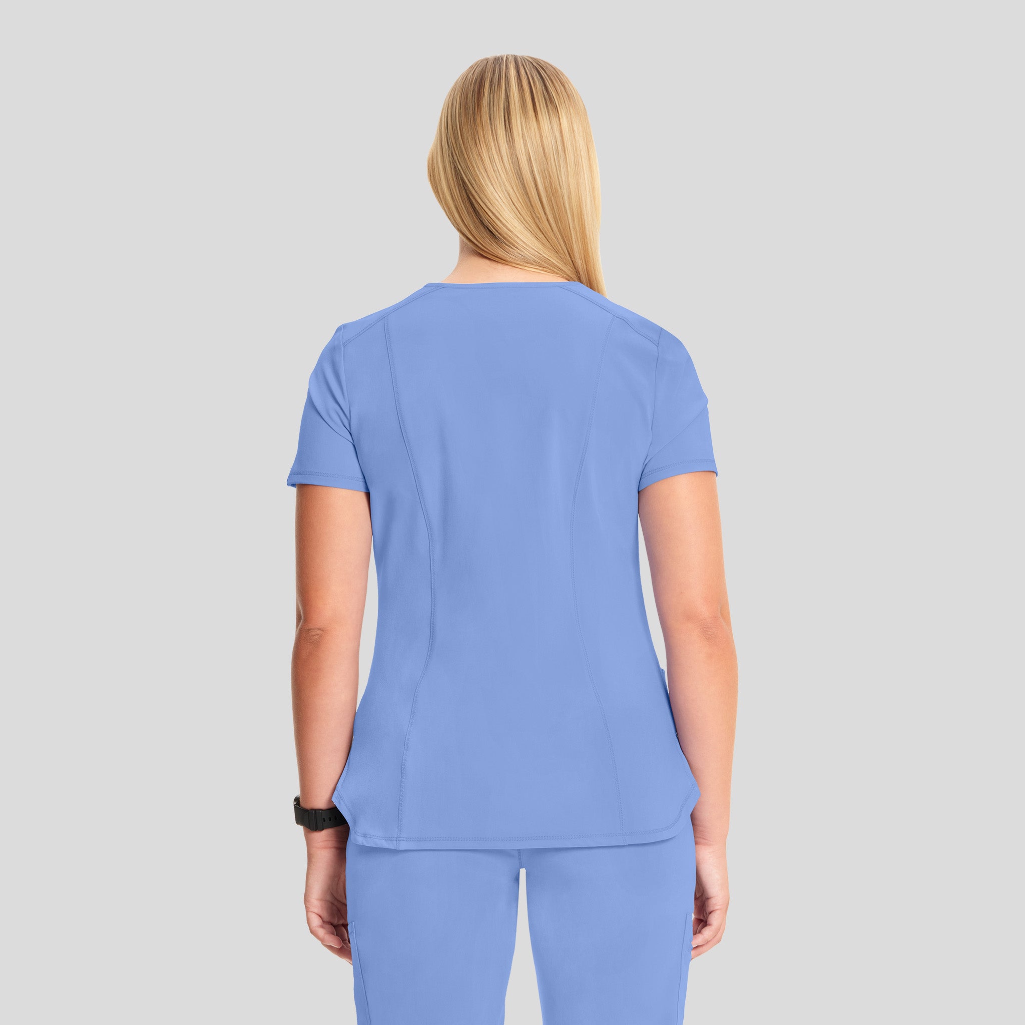 Infinity V-Neck Solid Scrub Top | Ciel