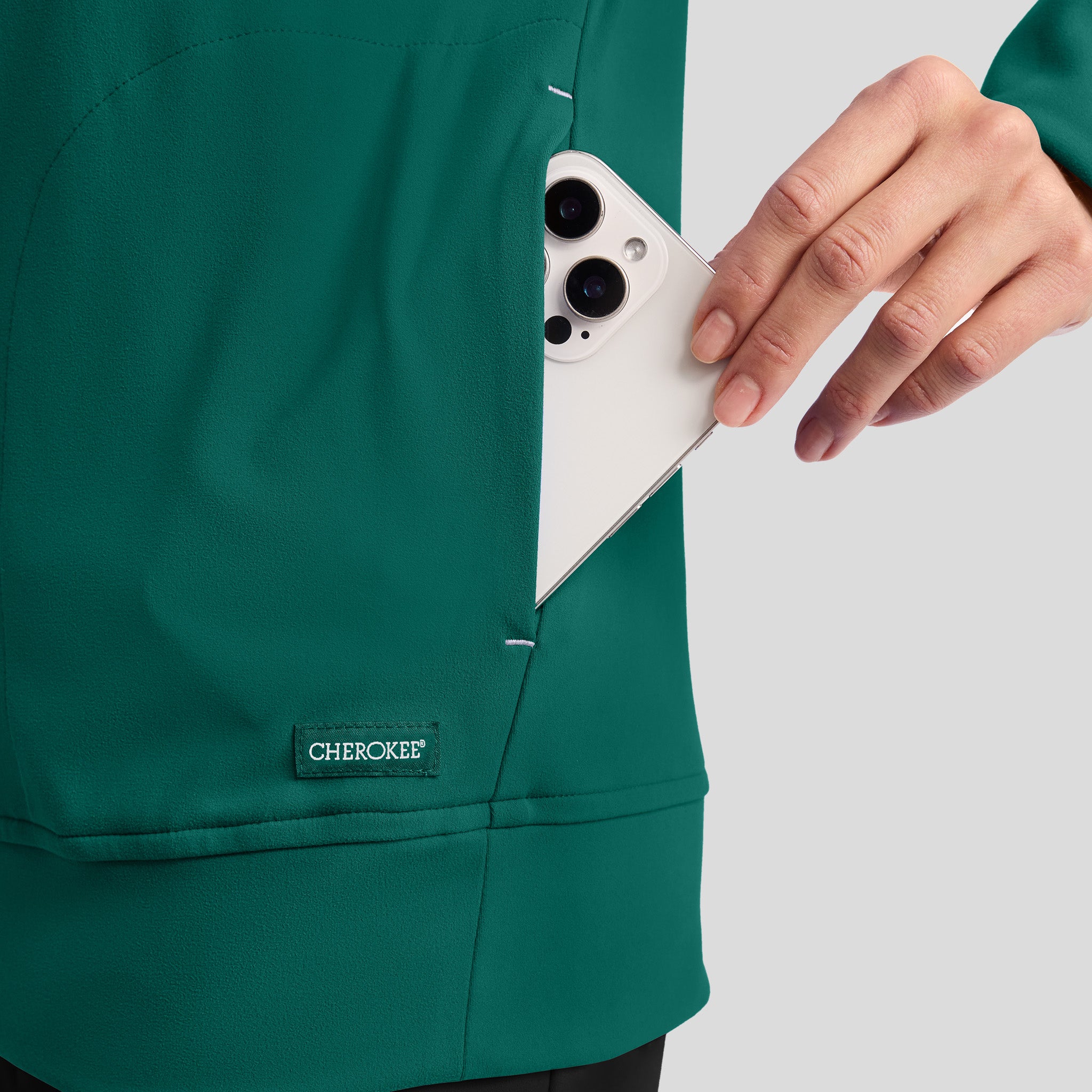 Achieve Warm-Up Scrub Jacket | Hunter