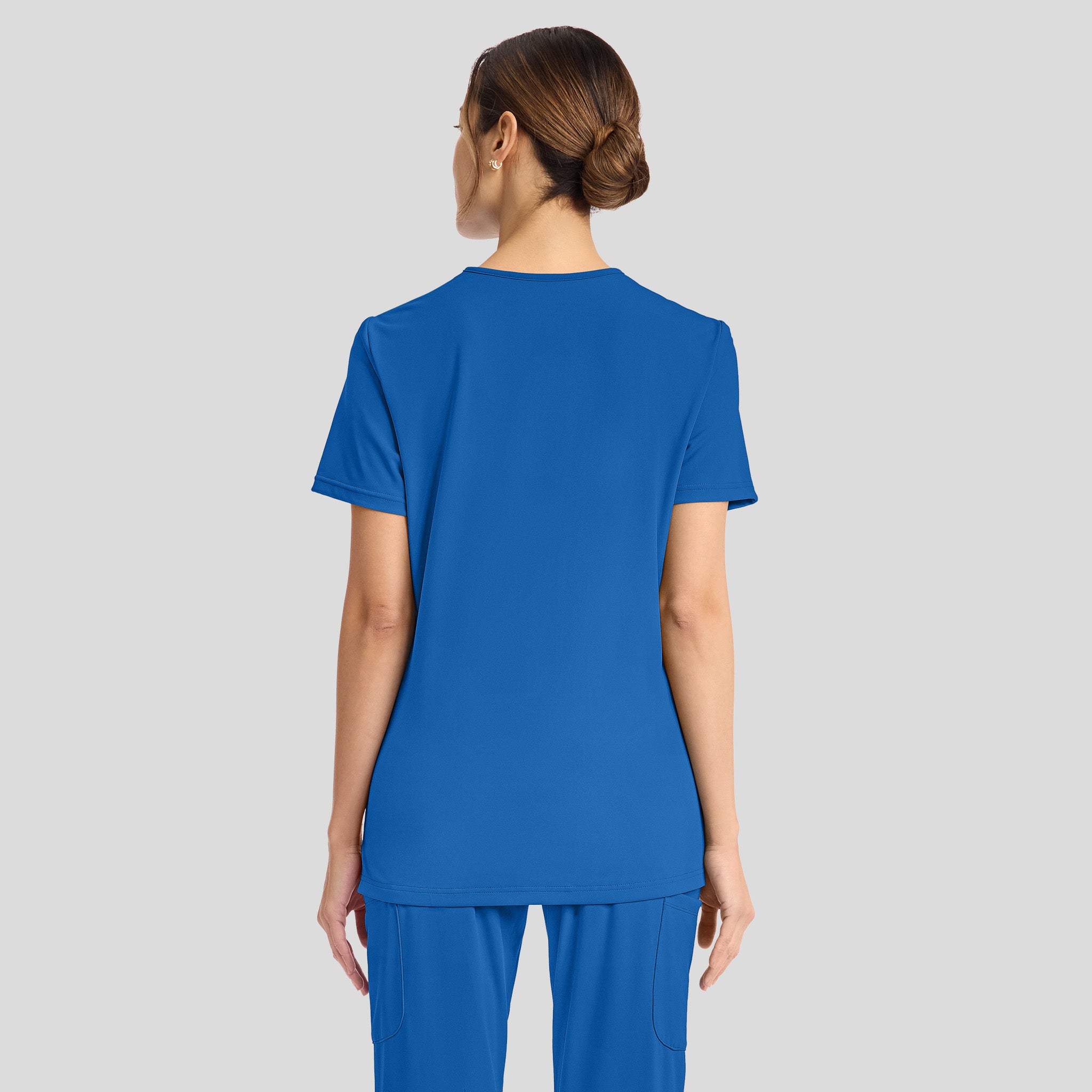 Achieve 2-Pocket Scrub Top | Royal