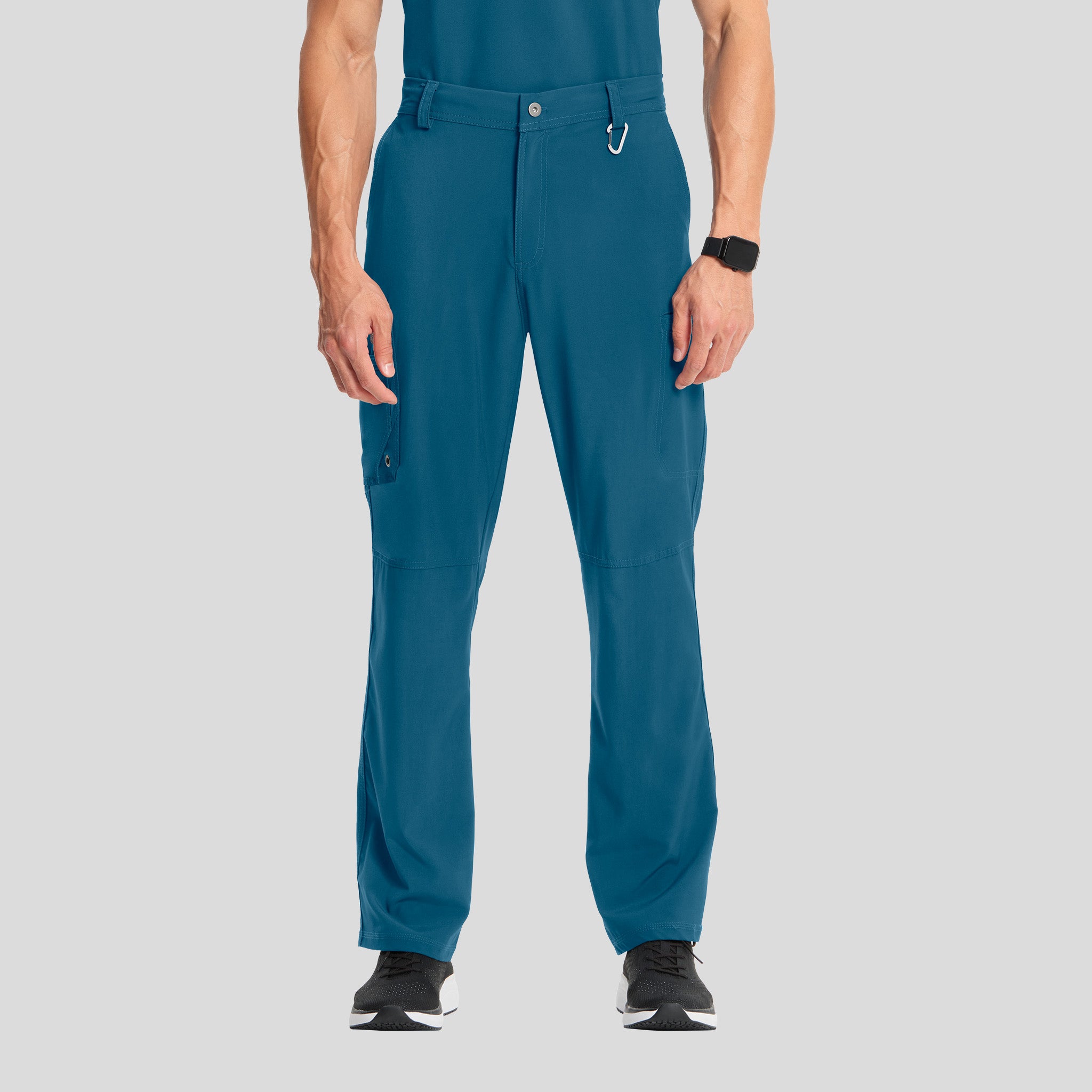 Men's Zip Fly Cargo Scrub Pant | Caribbean